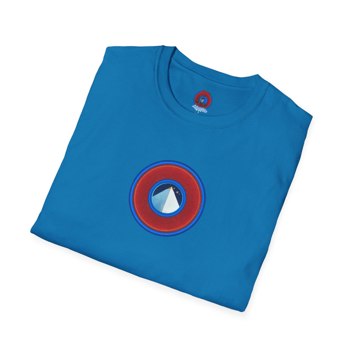 Classic Donut Tee - Unisex Soft-Style - "Limestone Donuts so Large" - variant 1 - red rustic donut