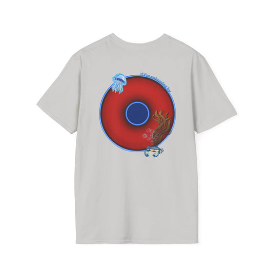 Classic Donut Tee - Unisex Soft-Style - "The Swimmer's Donut" - plump red donut