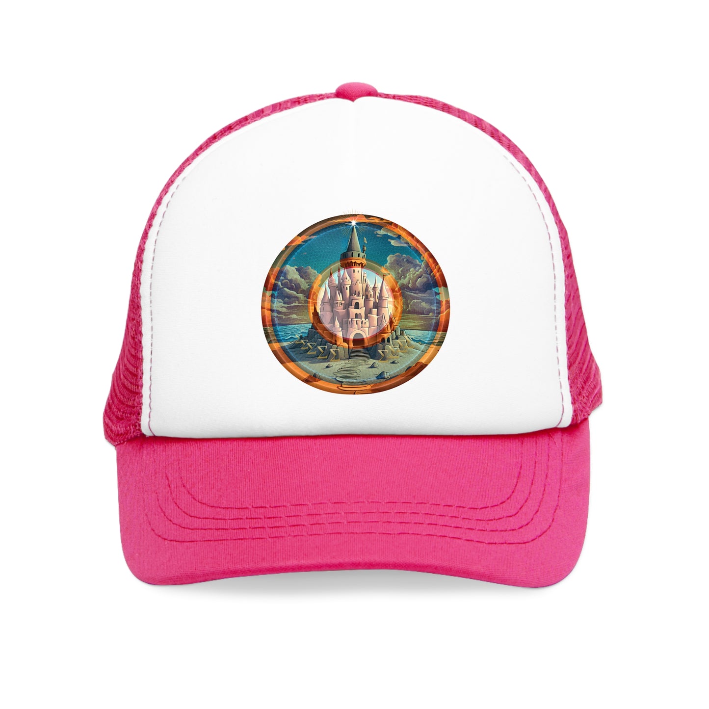 Lumpy Trucker Hat - "Donuts the Tides Never Reached " - variant 2 - picture donut