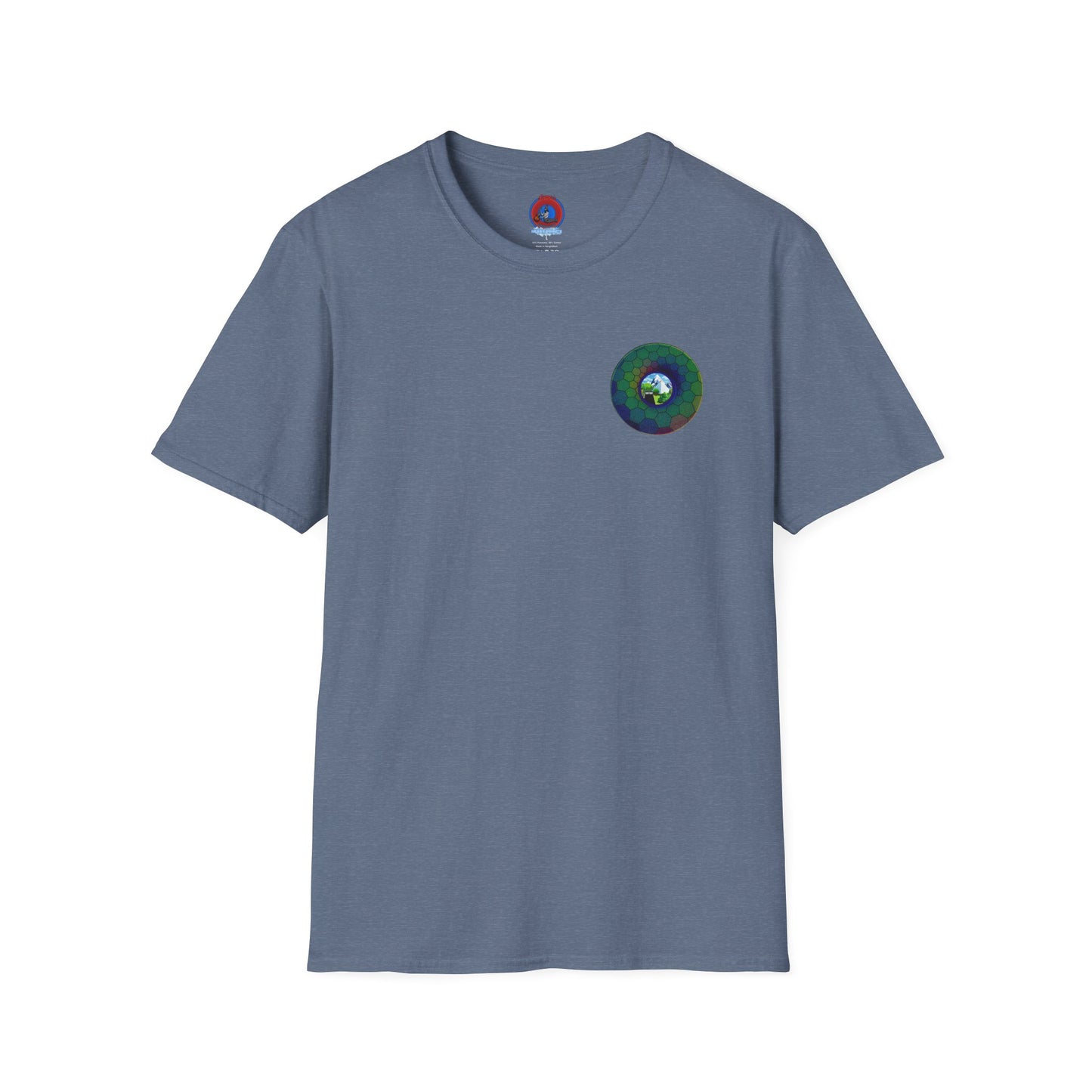 Classic Donut Tee - Unisex Soft-Style - "Mansions of South Park" - series 1.0 - variant 2 - green hexadonut