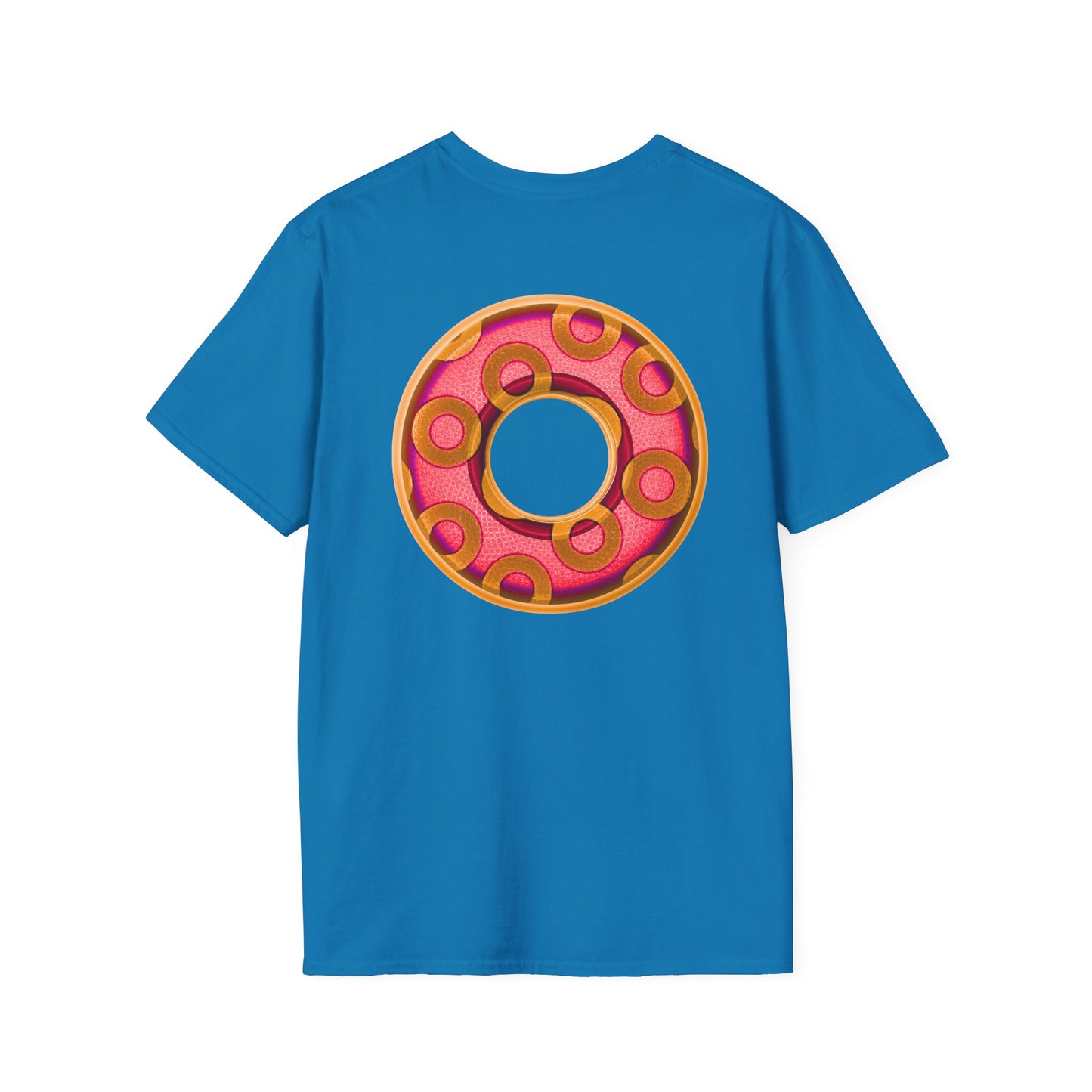 Plain Donuts/Unisex Soft-Style - "Plain Rustic Paradoxical Donuts" - rose/gold donuts