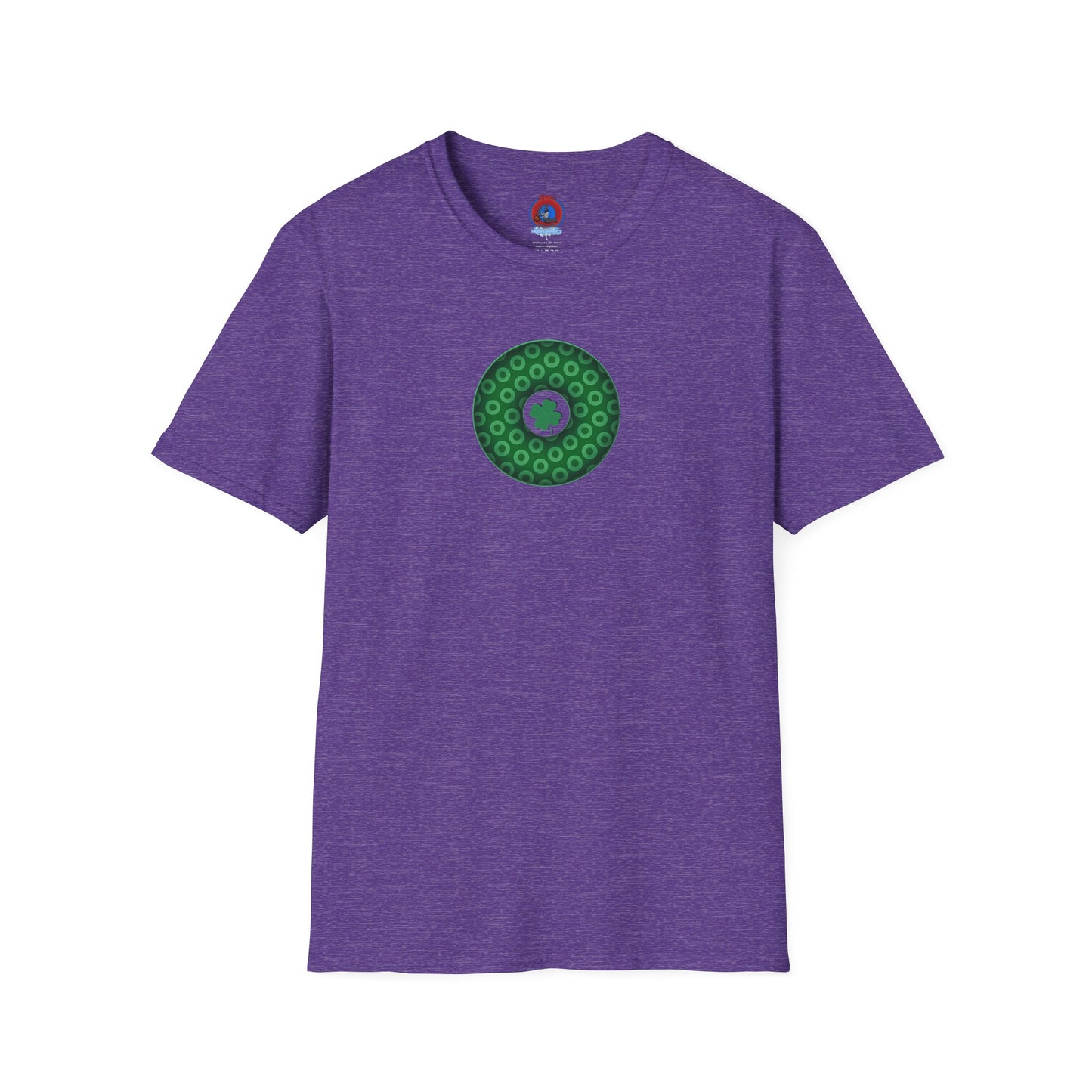 Classic Donut Tee - Unisex Soft-Style - "Patron Saint of Donuts" - St. Patrick's Day Donut - holiday edition - variant 1