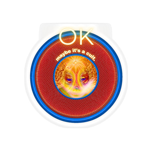 Donut Bumper/Outdoor Sticker - "Conjurers of Awesom" - series 1.0 - variant 3 - [Die-Cut] 6"x 6"