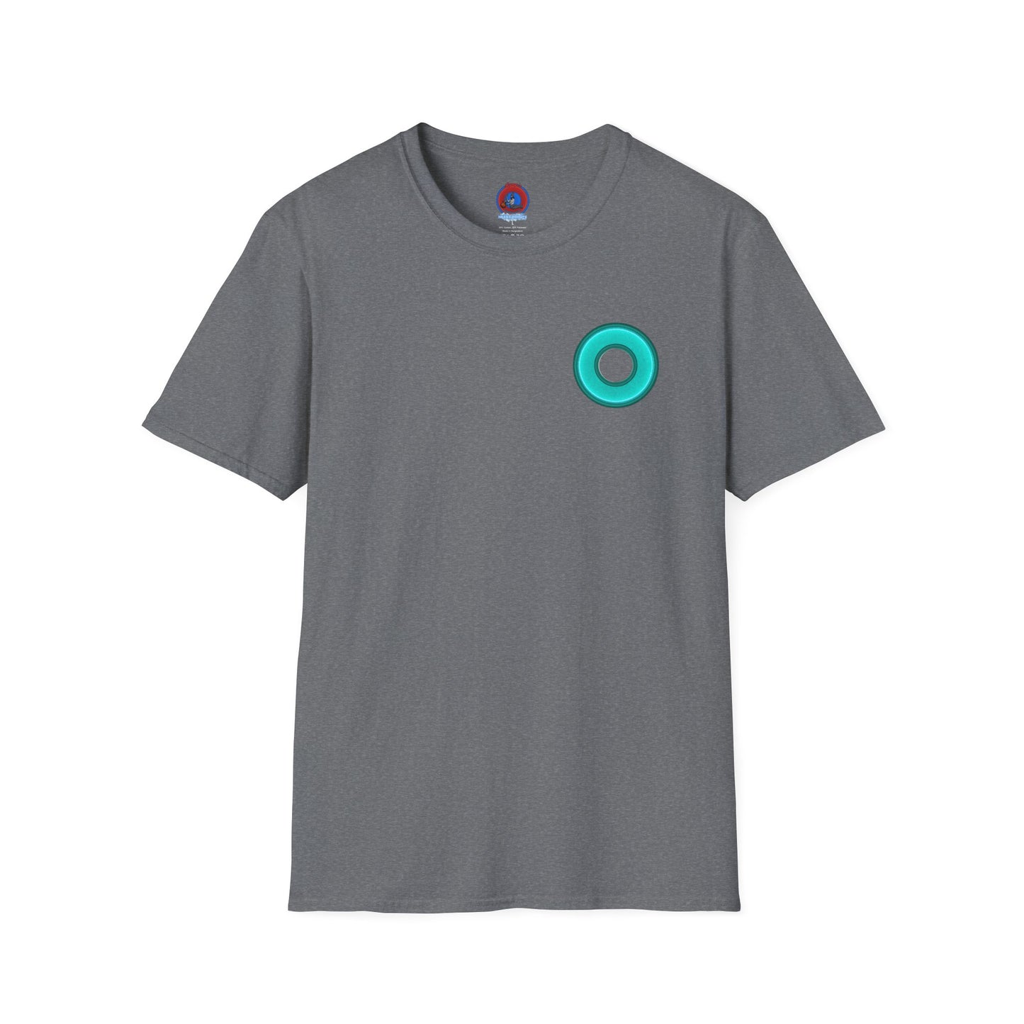 Classic Donut Tee - Unisex Soft-Style - "Momma just got out of Sing Sing" - dark teal donut