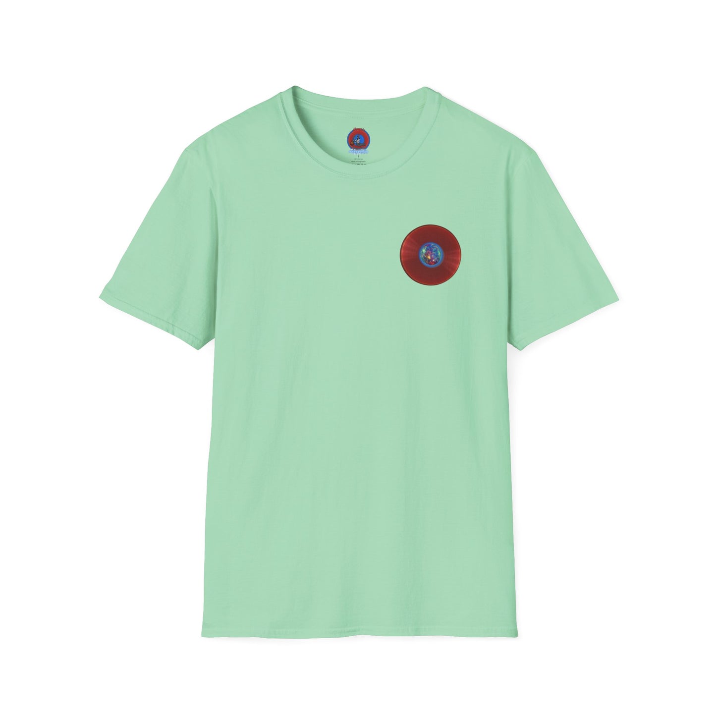 Classic Donut Tee - Unisex Soft-Style - "Donuts of the Gods" - series 1.0 - variant 1 - red donut