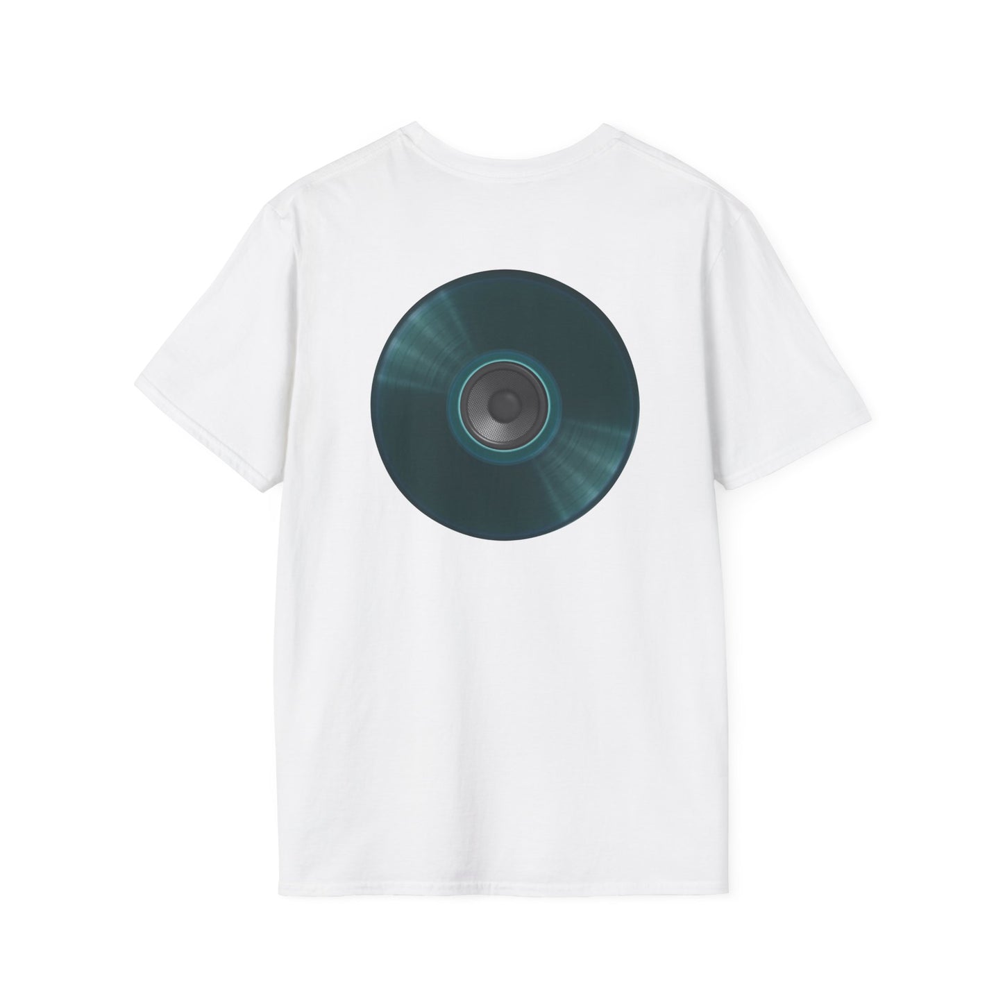 Classic Donut Tee - Unisex Soft-Style - "The Plain Record Donut" - series 1.0 - dark teal green