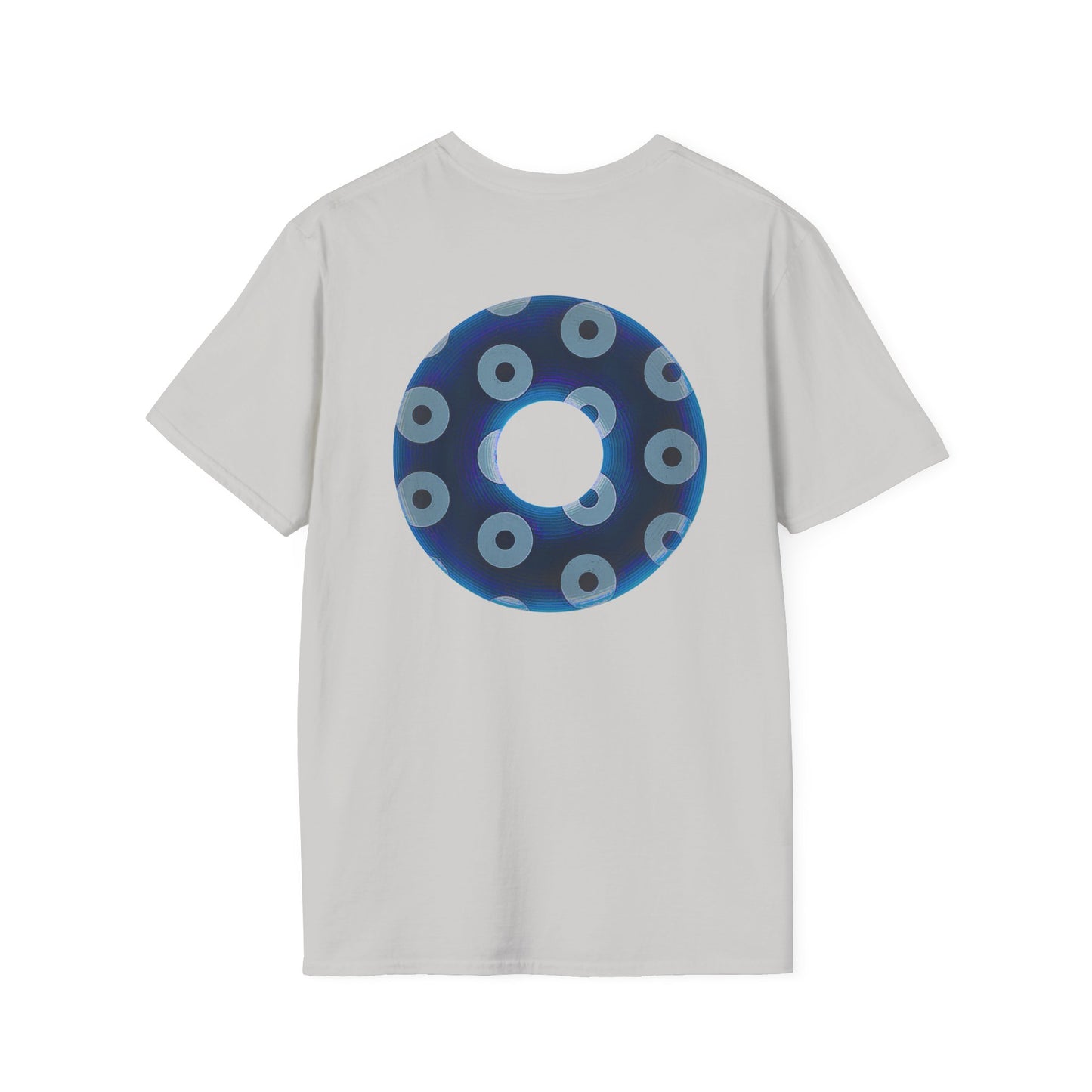 Plain Donuts/Unisex Soft-Style - "Plain Blimpy Paradoxical Donuts" - dark blue/gray donuts