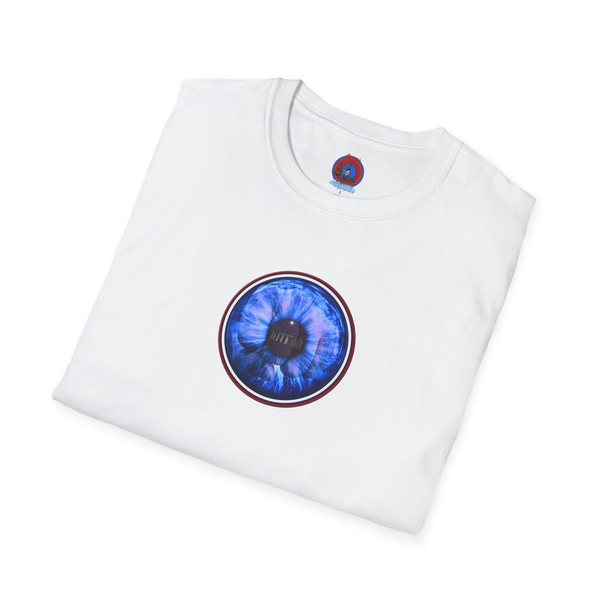 Classic Donut Tee - Unisex Soft-Style - "Wilson's Eyesore Donut Tee" - blue idonut - variant 3