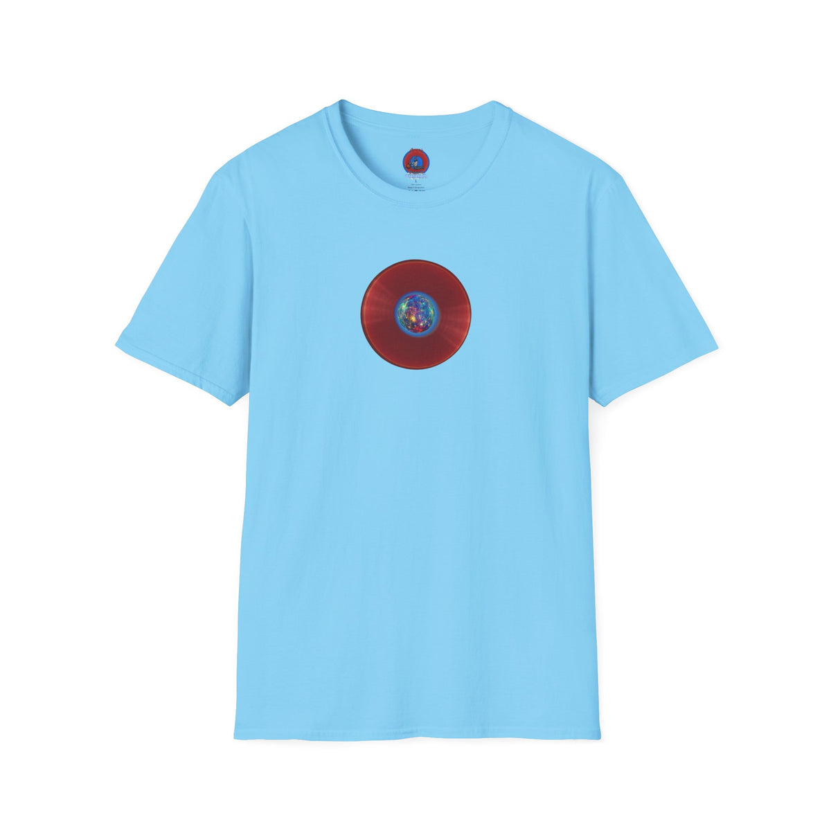 Classic Donut Tee - Unisex Soft-Style - "Donuts of the Gods" - series 1.0 - variant 1 - red donut
