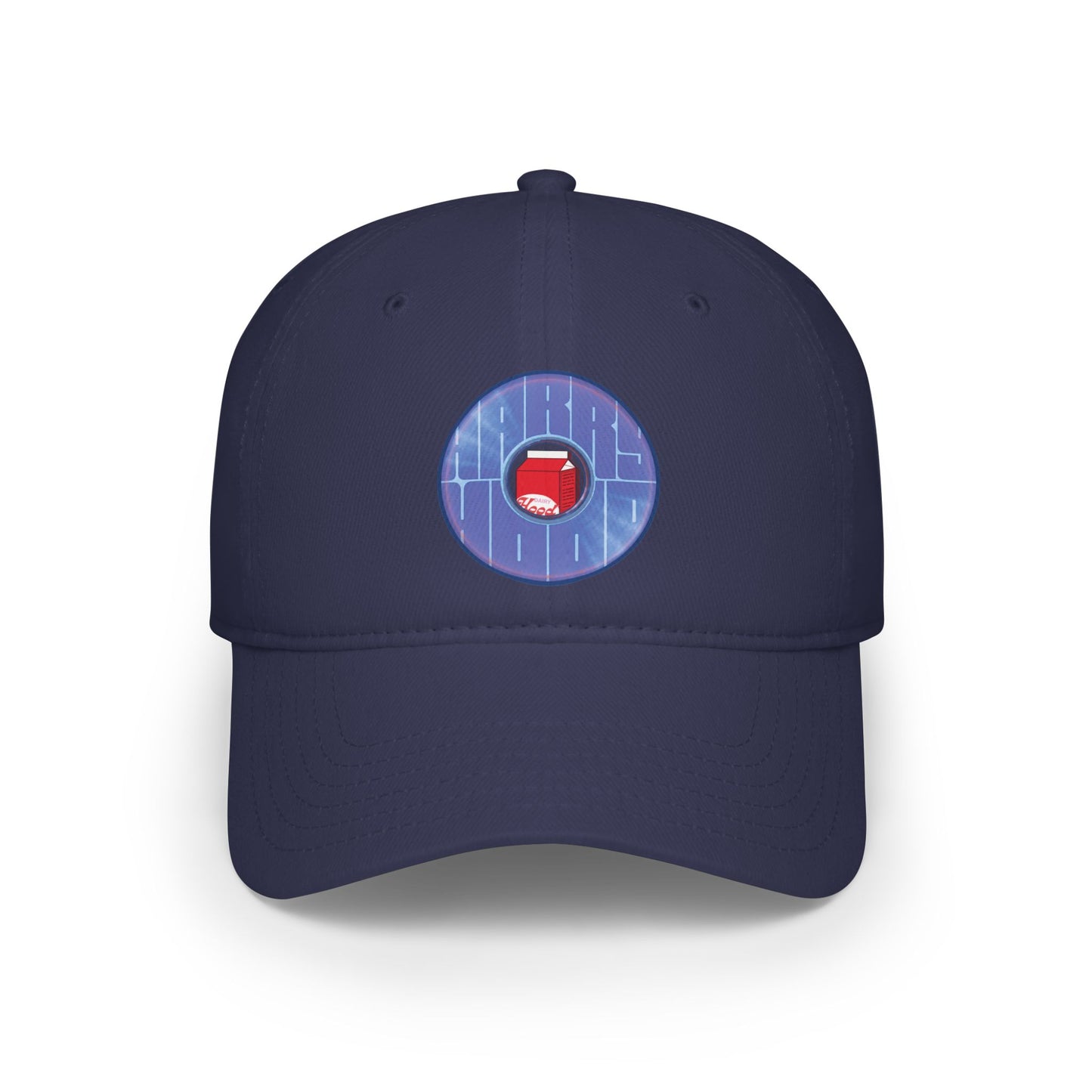 Donut Baseball Cap - "Harry Unofficial Donut Cap" - variant 3 - vivid violet/blue donut w/words