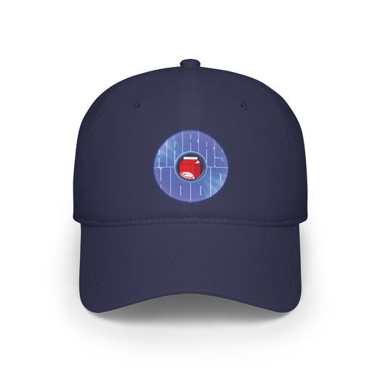 Donut Baseball Cap - "Harry Unofficial Donut Cap" - variant 3 - vivid violet/blue donut w/words