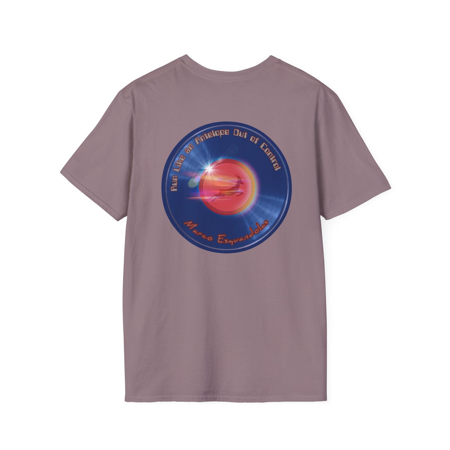 Classic Donut Tee - Unisex Soft-Style - "Marco's Preferred Donut" - series 1.0 - blue donut