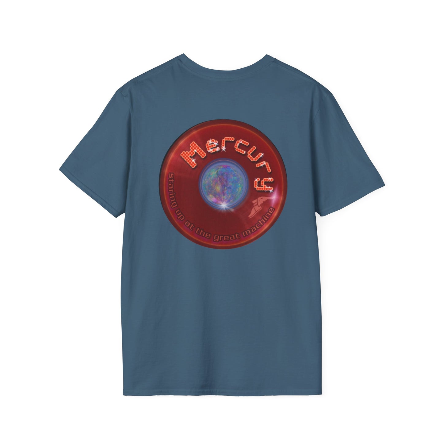 Classic Donut Tee - Unisex Soft-Style - "Donuts of the Gods" - series 1.0 - variant 2 - red donut