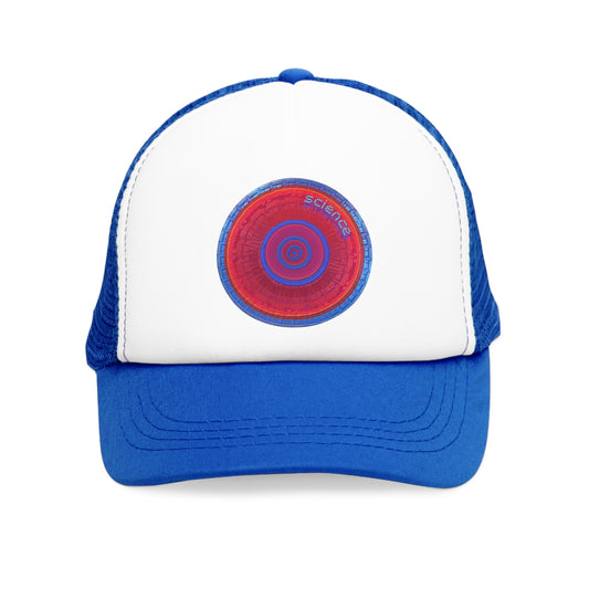 Lumpy Trucker Hat - "Hat of Graphic Translations" - red donut