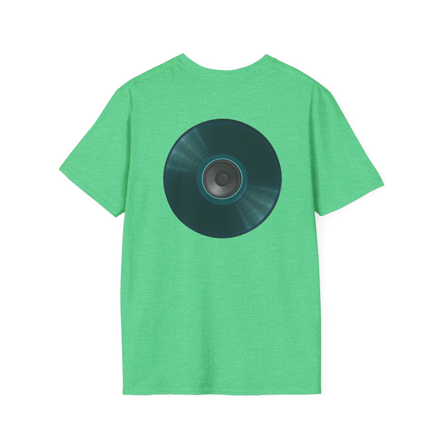 Classic Donut Tee - Unisex Soft-Style - "The Plain Record Donut" - series 1.0 - dark teal green