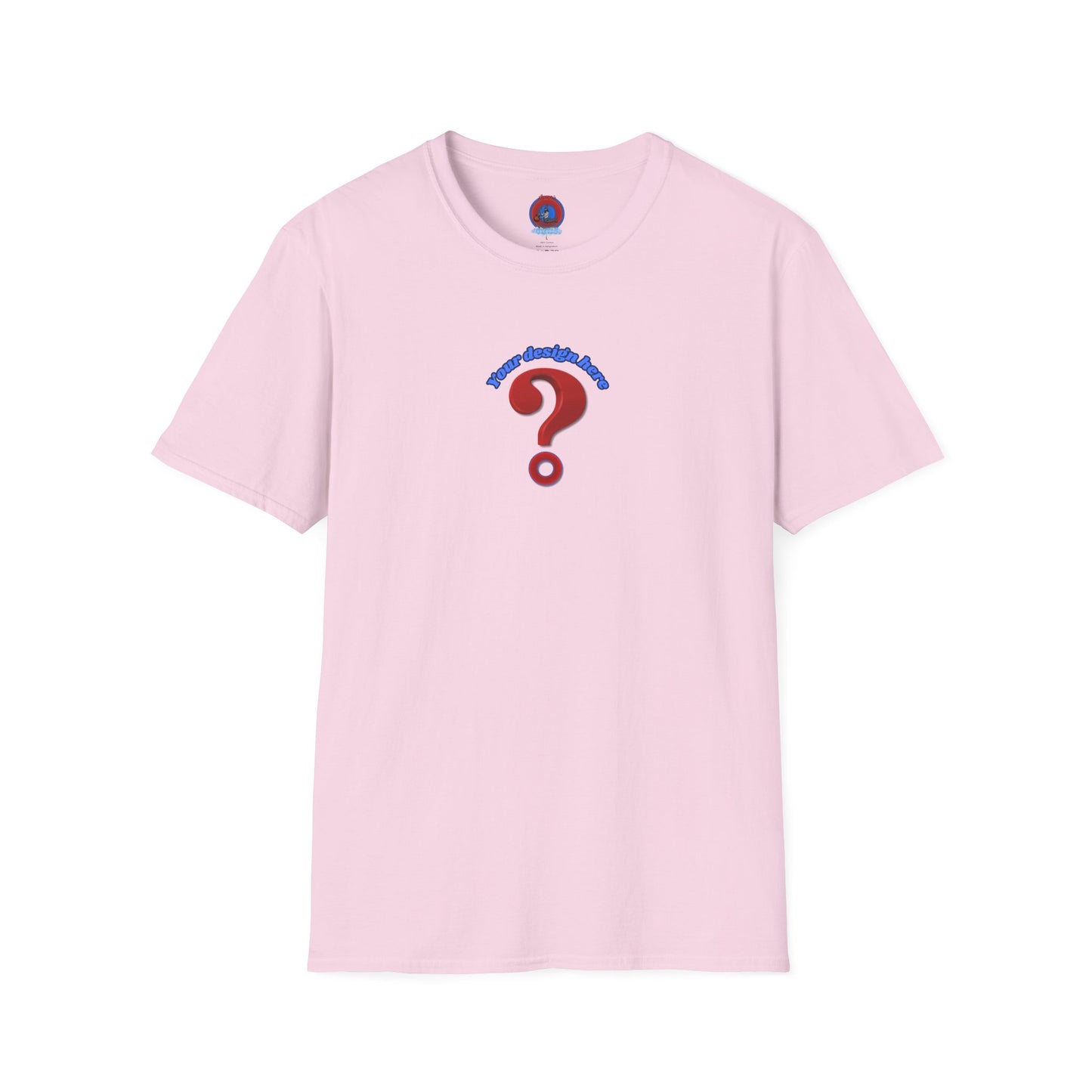 EXAMPLE PRODUCT: - "Example Only: Do Not Order - Create Your Own Donut" - vivid red question mark donut