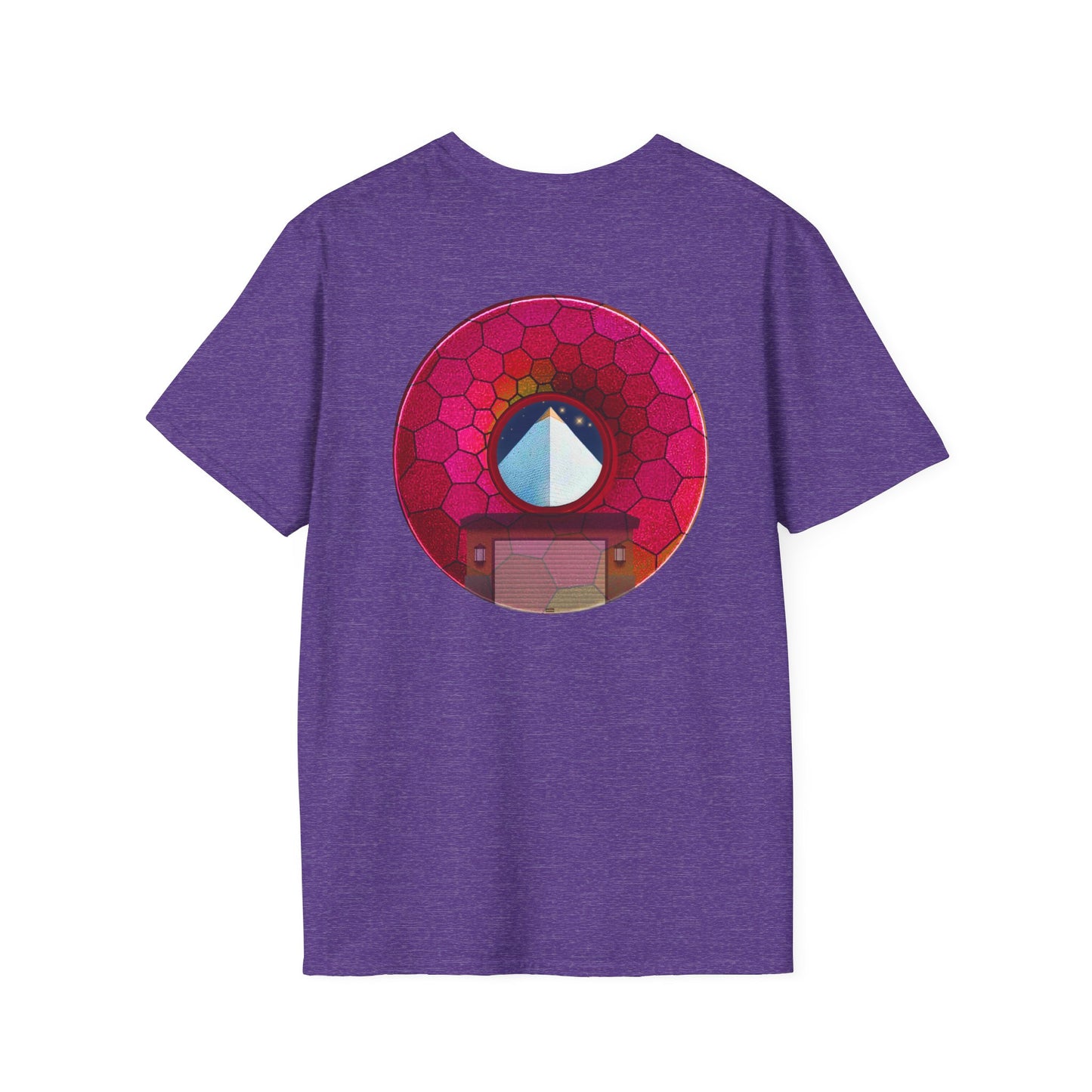 Classic Donut Tee - Unisex Soft-Style - "Limestone Donuts so Large" - variant 6 - green hexadonut