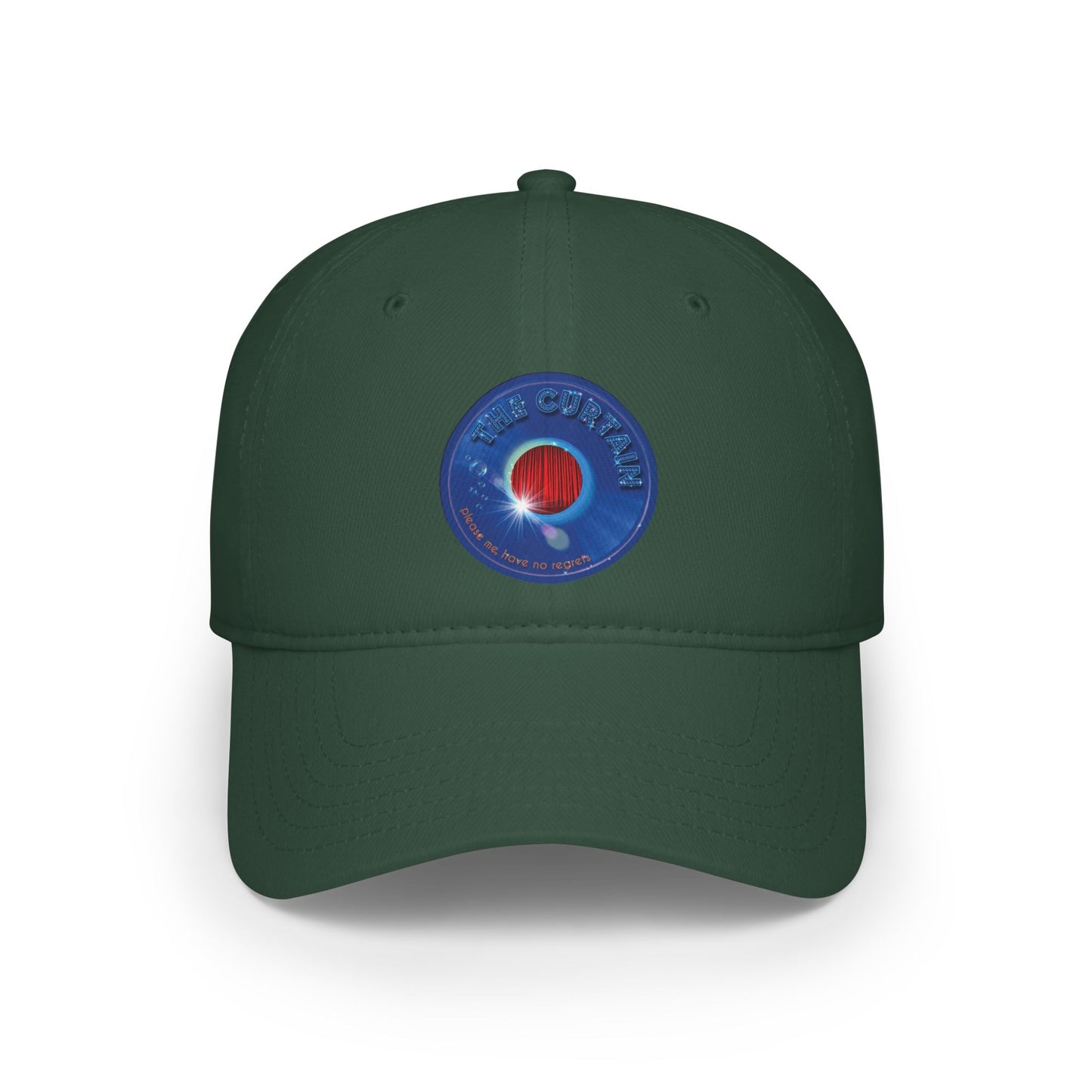 Lumpy Donut Baseball Cap - "The Official Donut W/O" - variant 2 - blue vivid donut w/