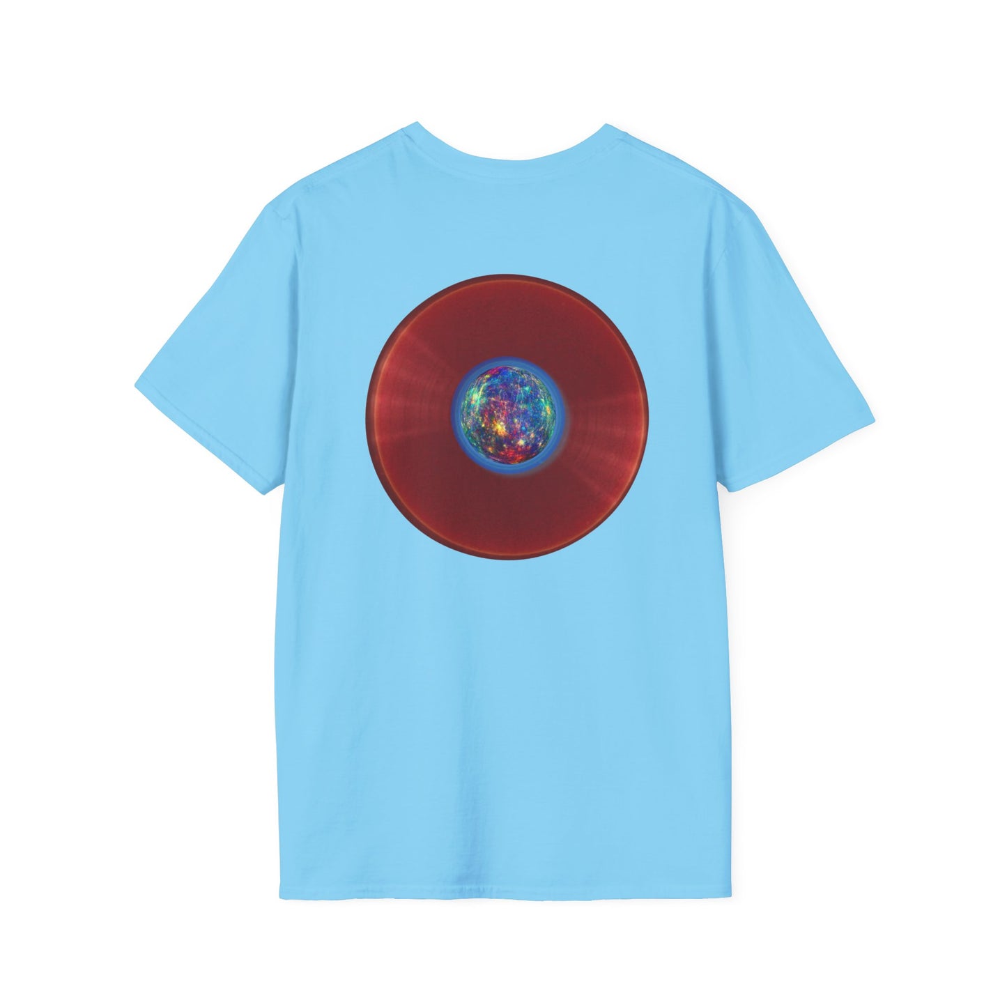 Classic Donut Tee - Unisex Soft-Style - "Donuts of the Gods" - series 1.0 - variant 1 - red donut