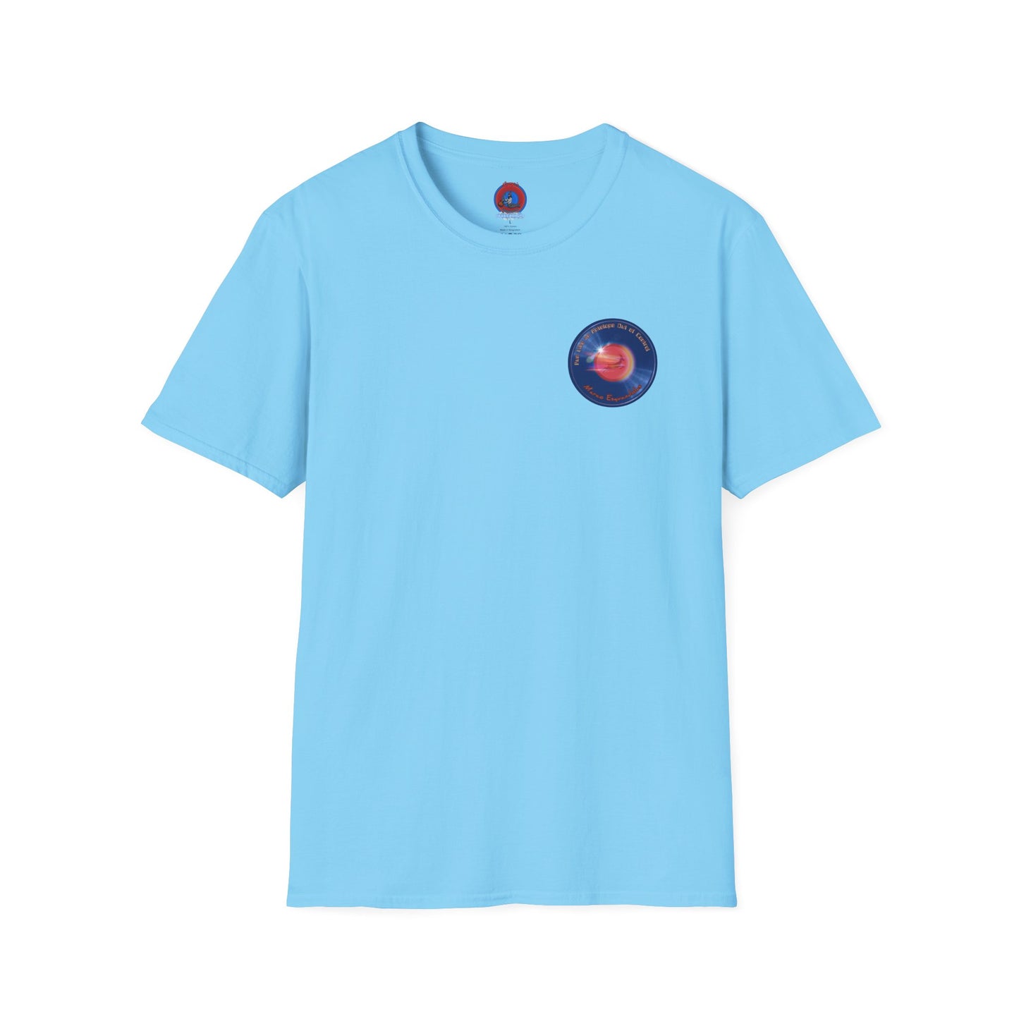 Classic Donut Tee - Unisex Soft-Style - "Marco's Preferred Donut" - series 1.0 - blue donut