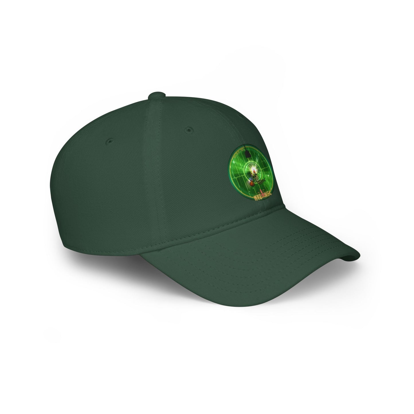 Lumpy Donut Baseball Cap - "There was a party Dec 28-31, 2022 - now tell me where were you" - vivid green word donut w/