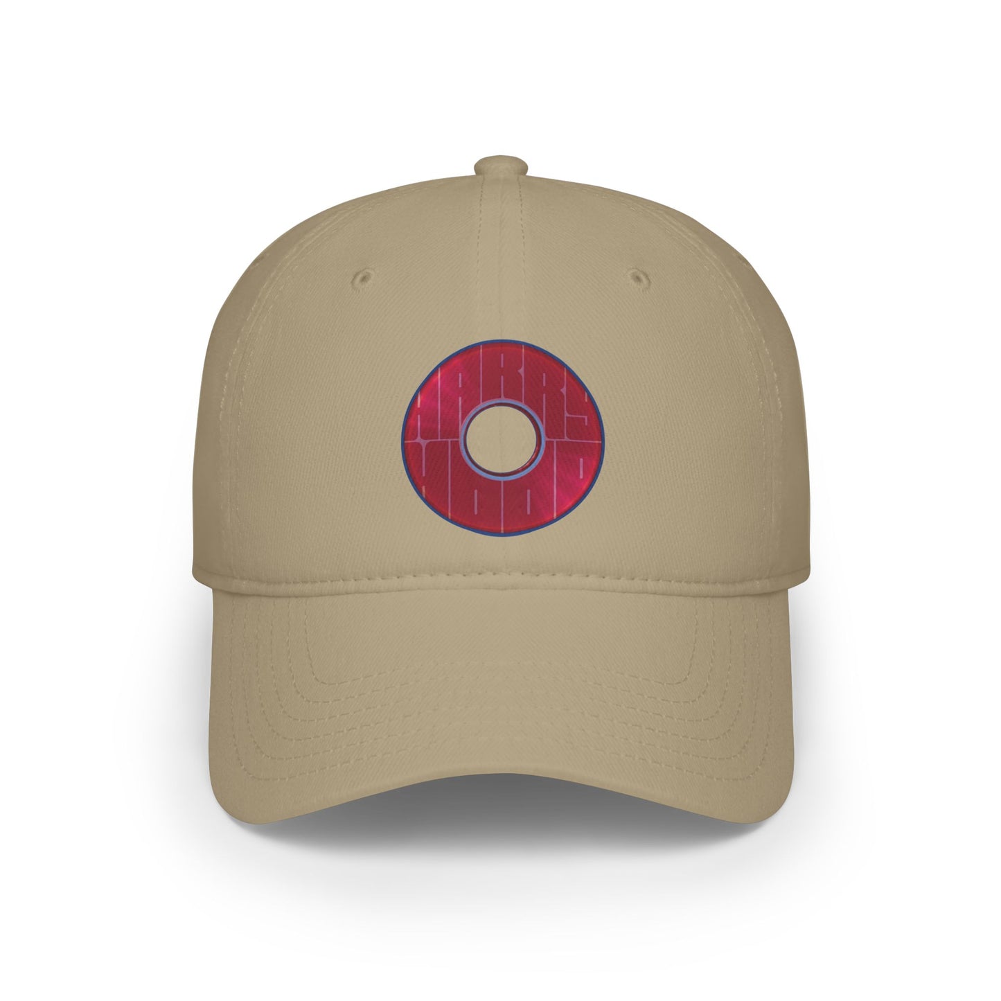 Donut Baseball Cap - "Harry Unofficial Donut Cap" - variant 1 - magenta/purple donut w/words