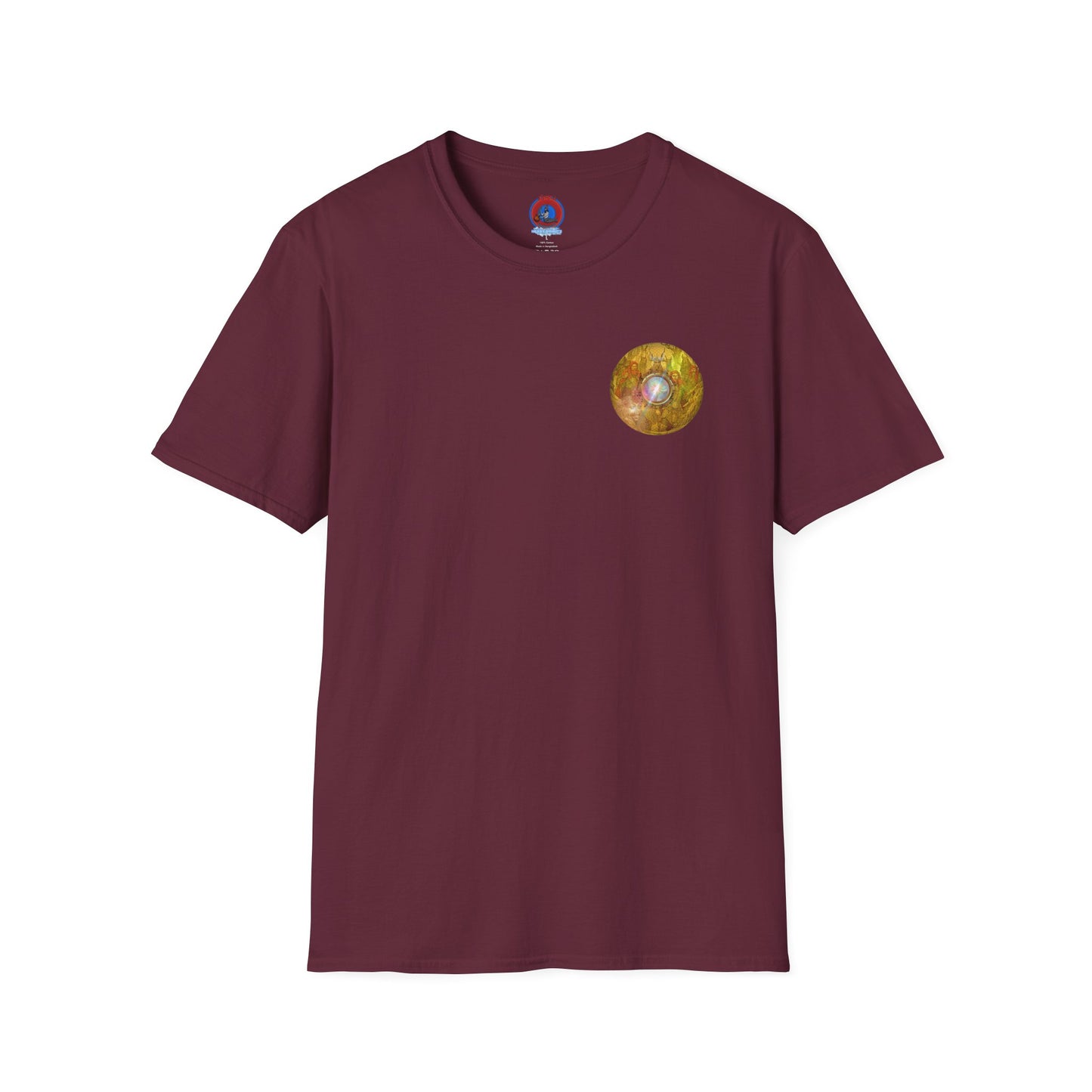 Classic Donut Tee - Unisex Soft-Style - "Vlad's Royal Donut Stash" - golden symmetrical donut