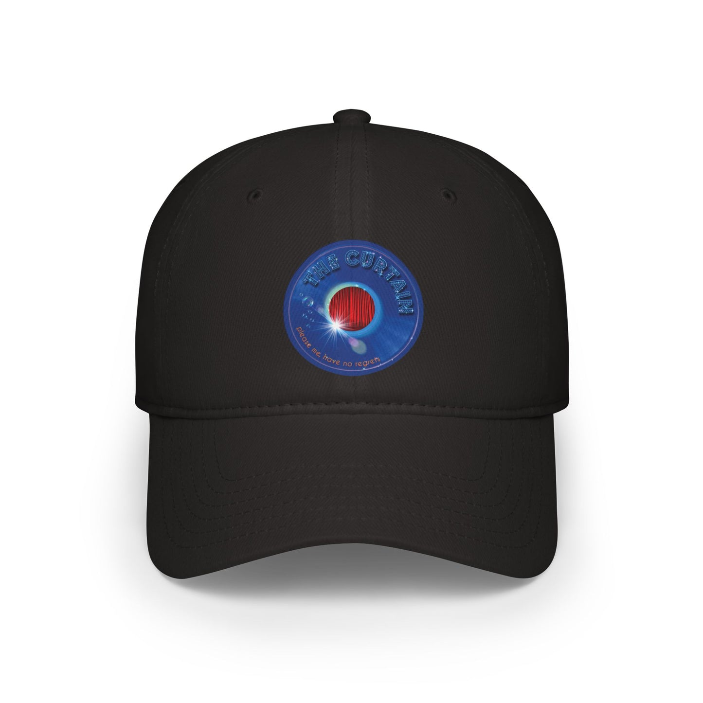 Lumpy Donut Baseball Cap - "The Official Donut W/O" - variant 2 - blue vivid donut w/