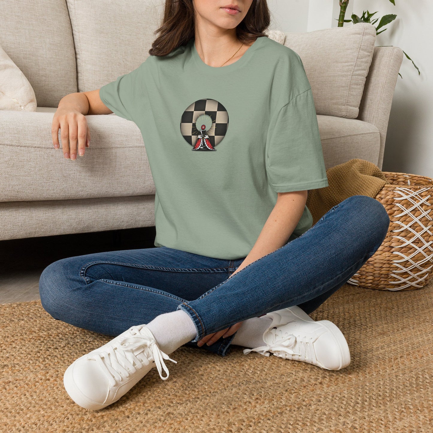 Classic Donut Tee - Unisex Soft-Style - "Bobby Phisher King's Donut no. 95" - chess donut