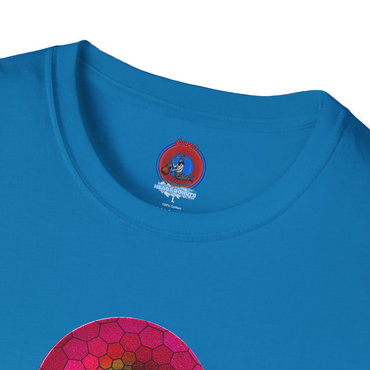 Classic Donut Tee - Unisex Soft-Style - "Limestone Donuts so Large" - variant 5 - green hexadonut