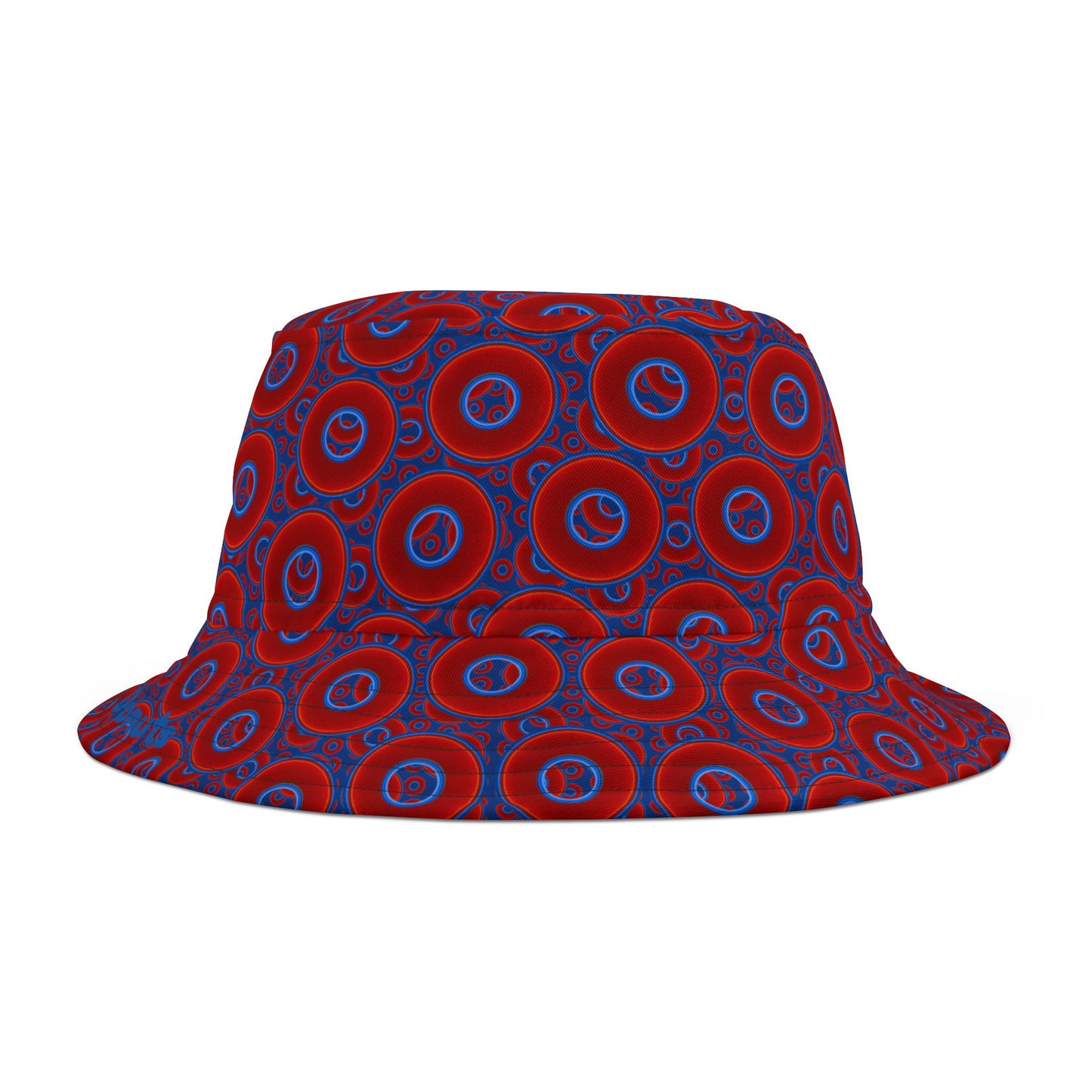Phishermen's Cap - "Donut Universe" - red vivid donuts