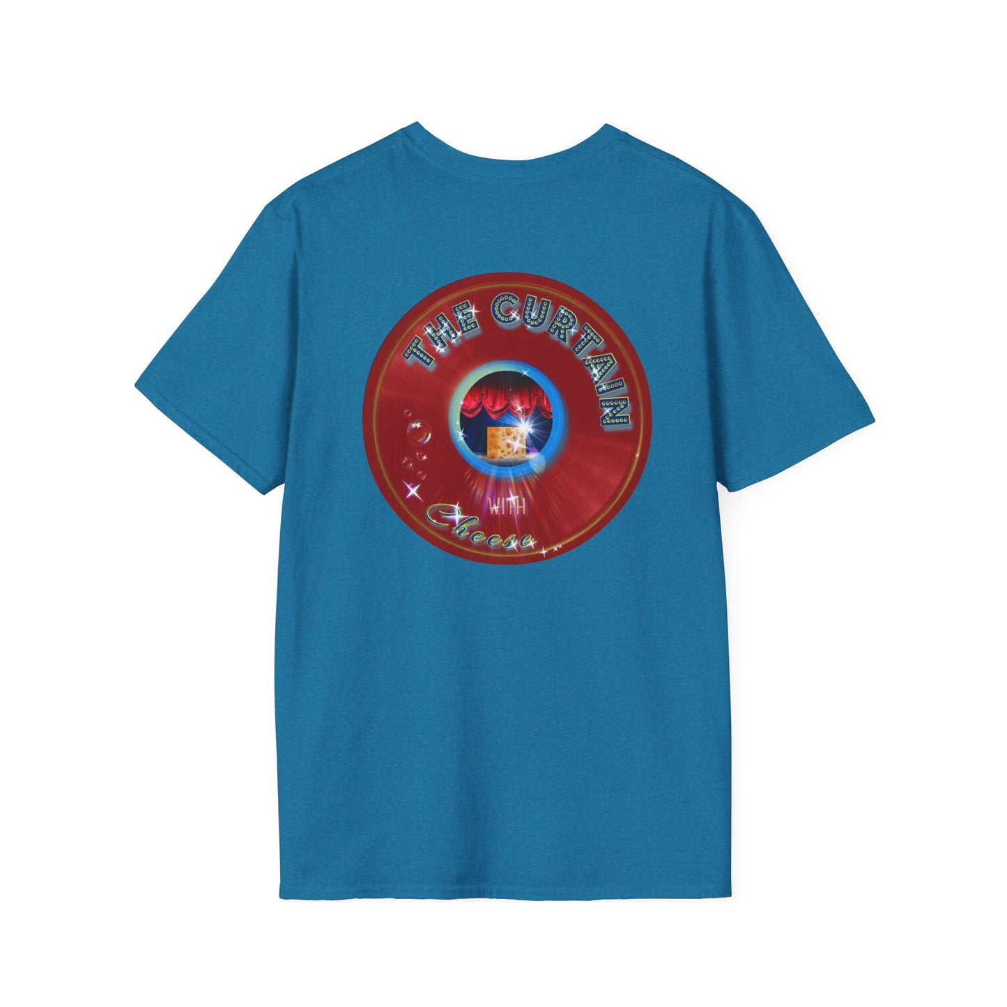 Classic Donut Tee - Unisex Soft-Style - "The Donut With" - series 1.0  - variant 2 - red donut