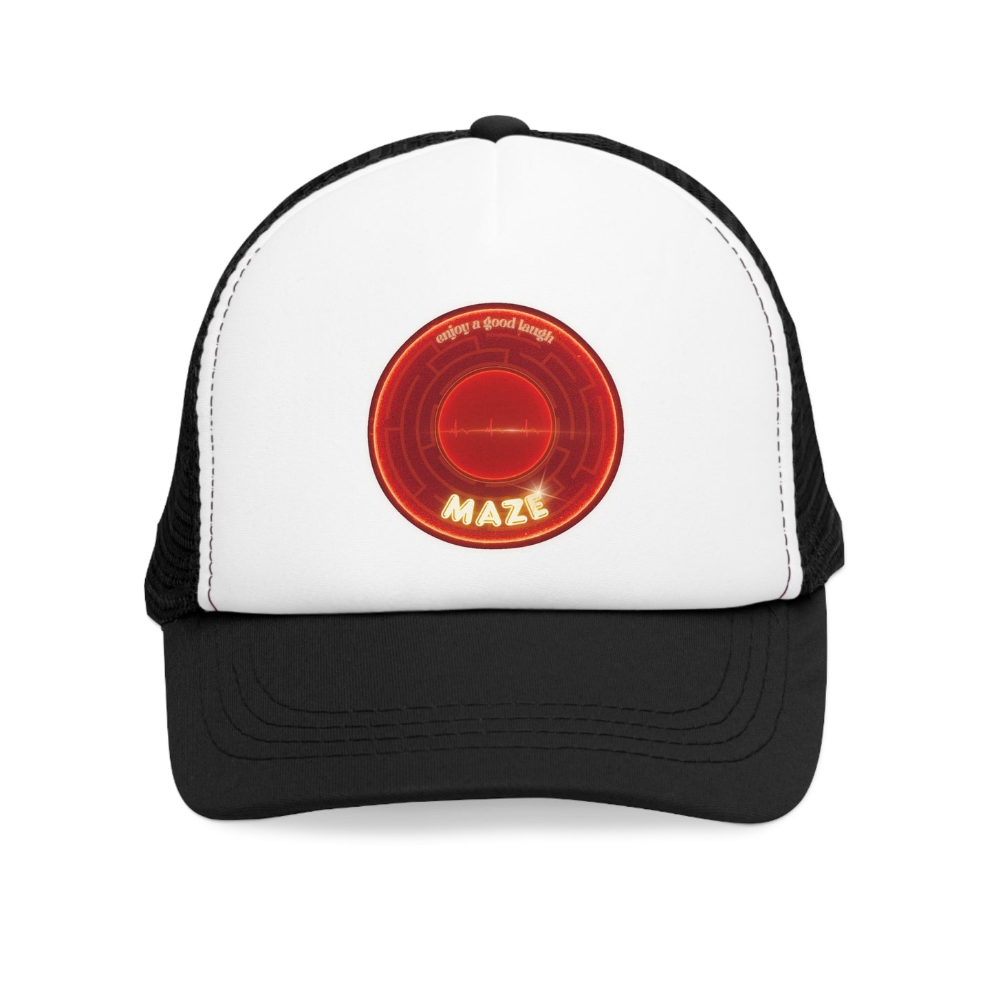 Lumpy Trucker Hat - "The Amazing Lumpy Donut Trucker Hat" - variant 1 - red