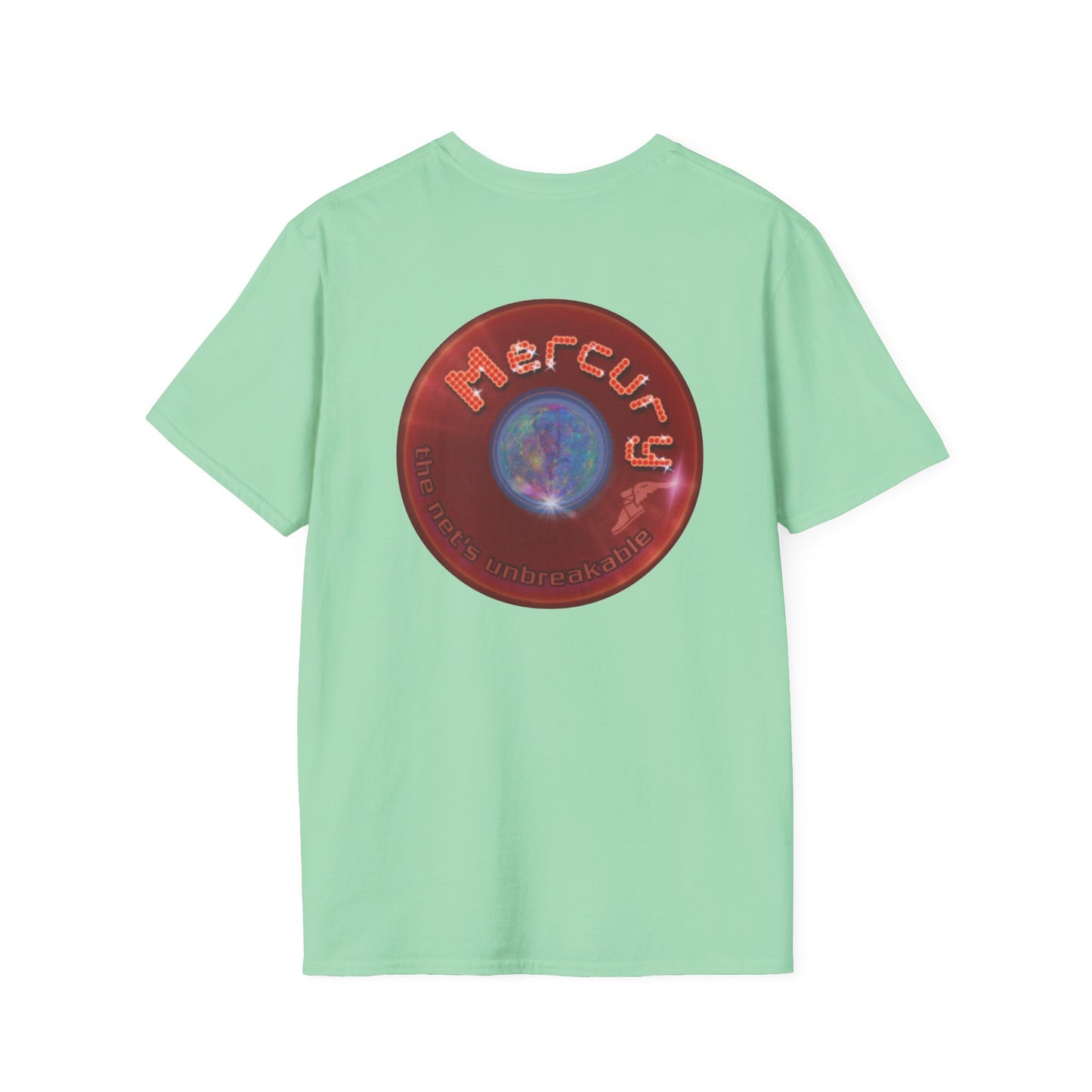 Classic Donut Tee - Unisex Soft-Style - "Donuts of the Gods" - series 1.0 - variant 2 - red donut