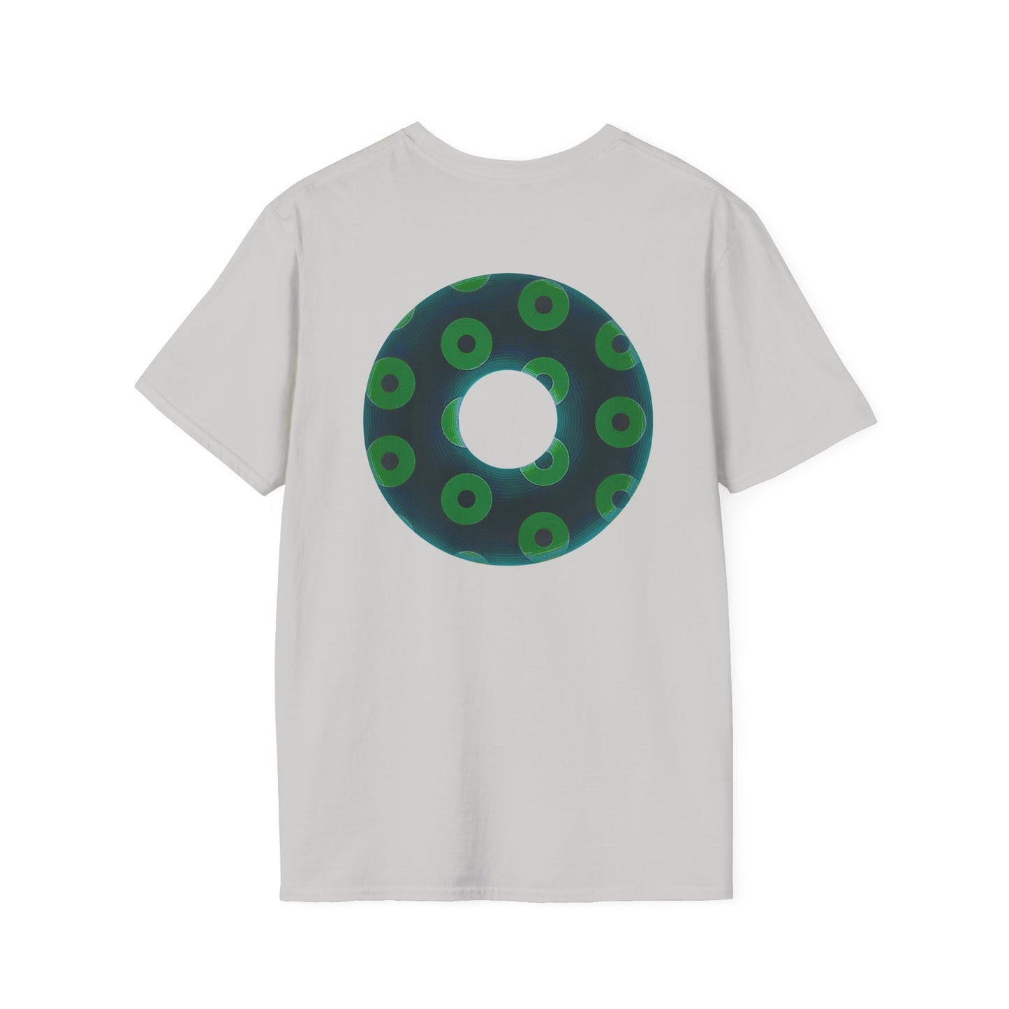 Plain Donuts/Unisex Soft-Style - "Plain Blimpy Paradoxical Donuts" - dark green/light green donuts