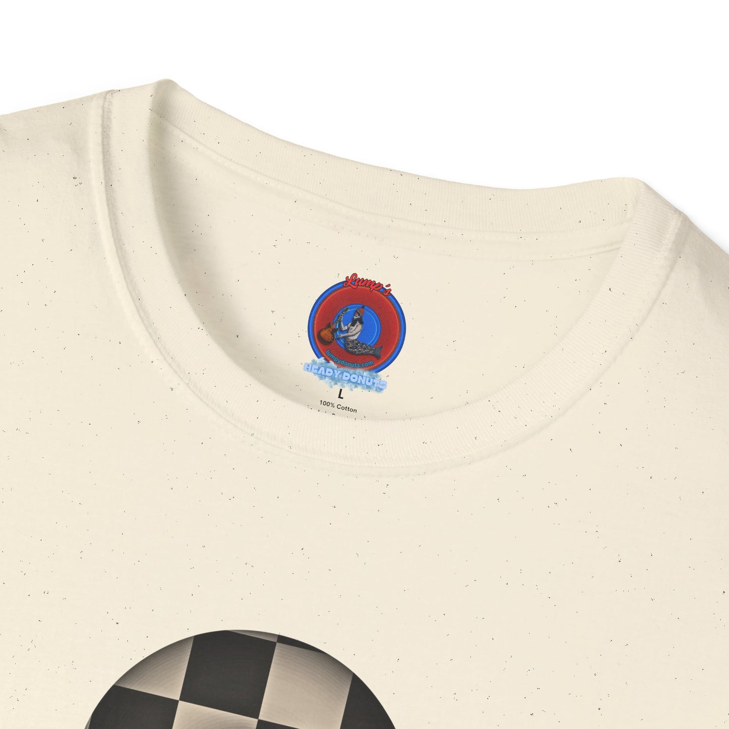 Classic Donut Tee - Unisex Soft-Style - "Bobby Phisher King's Donut no. 95" - chess donut