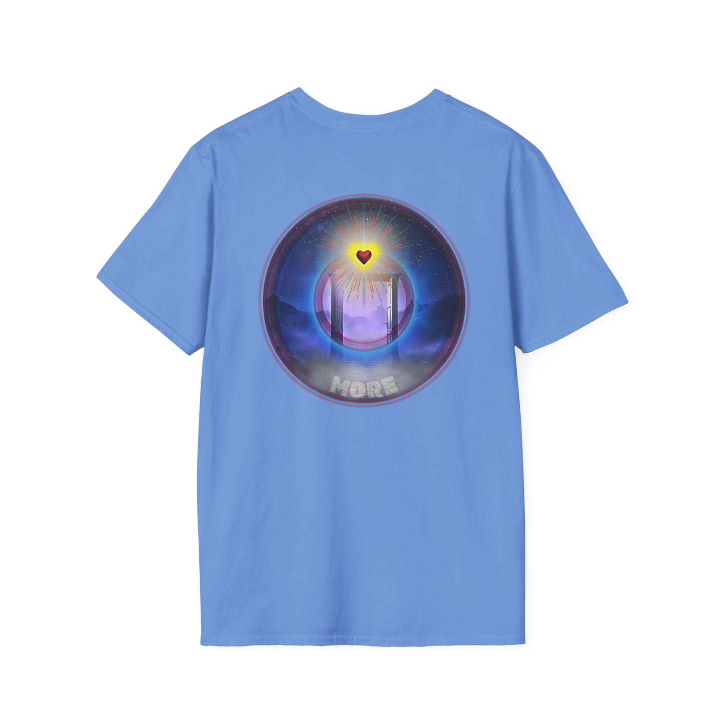 Classic Donut Tee - Unisex Soft-Style - "The Moring Donut' - vivid surreal donut