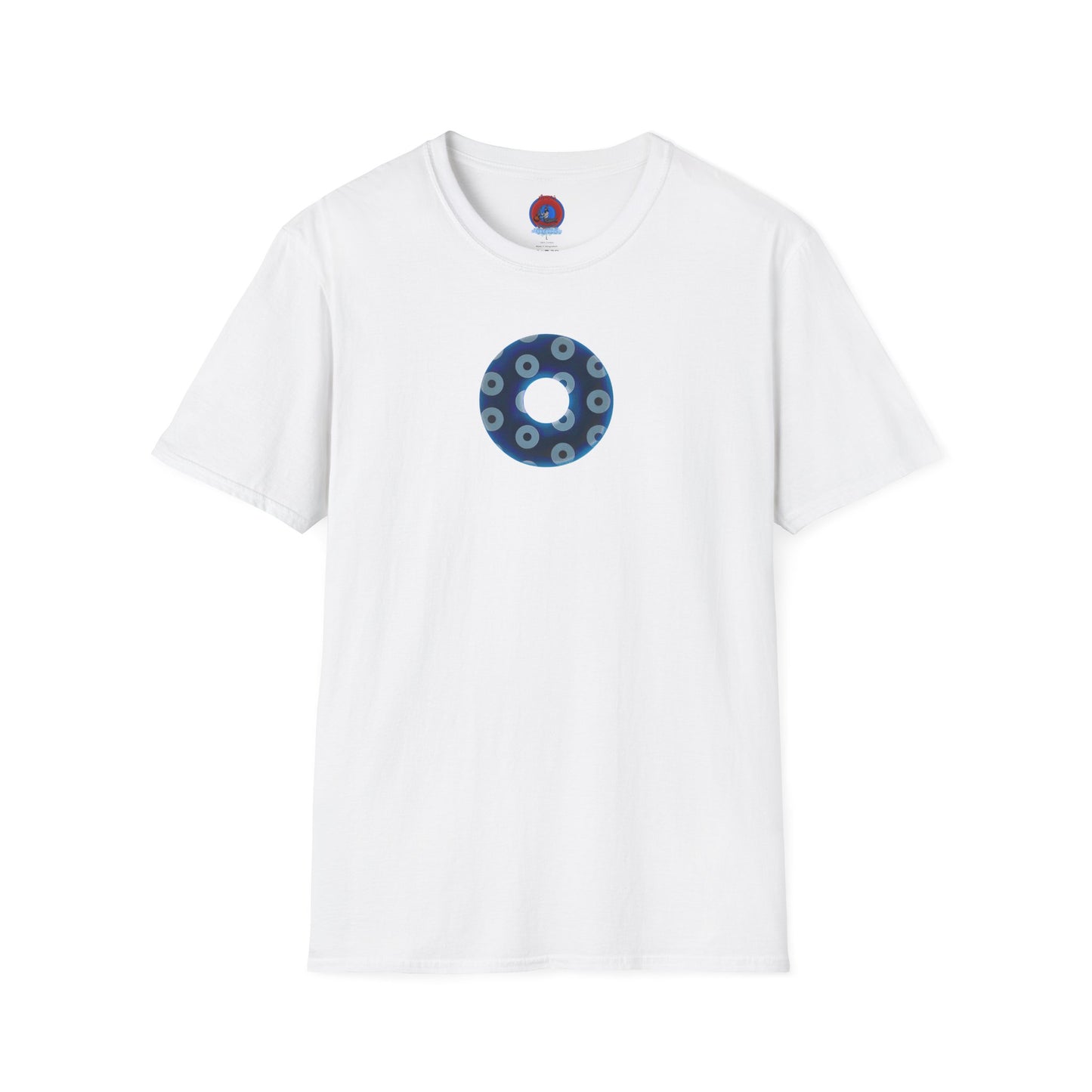 Plain Donuts/Unisex Soft-Style - "Plain Blimpy Paradoxical Donuts" - dark blue/gray donuts