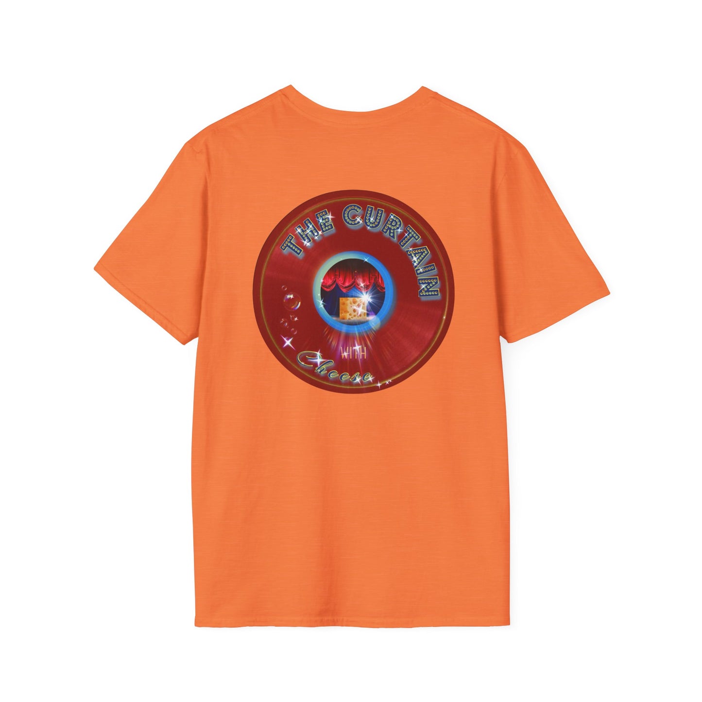 Classic Donut Tee - Unisex Soft-Style - "The Donut With" - series 1.0  - variant 2 - red donut