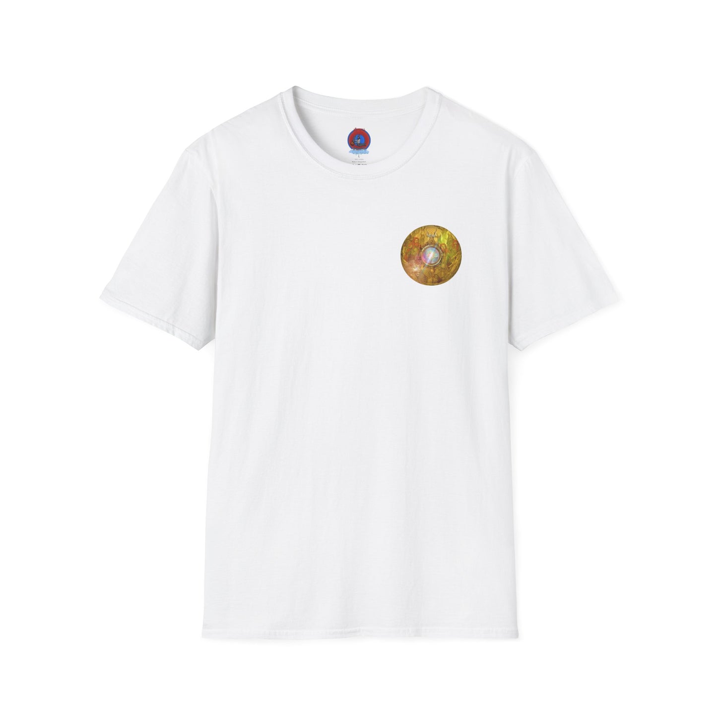 Classic Donut Tee - Unisex Soft-Style - "Vlad's Royal Donut Stash" - golden symmetrical donut