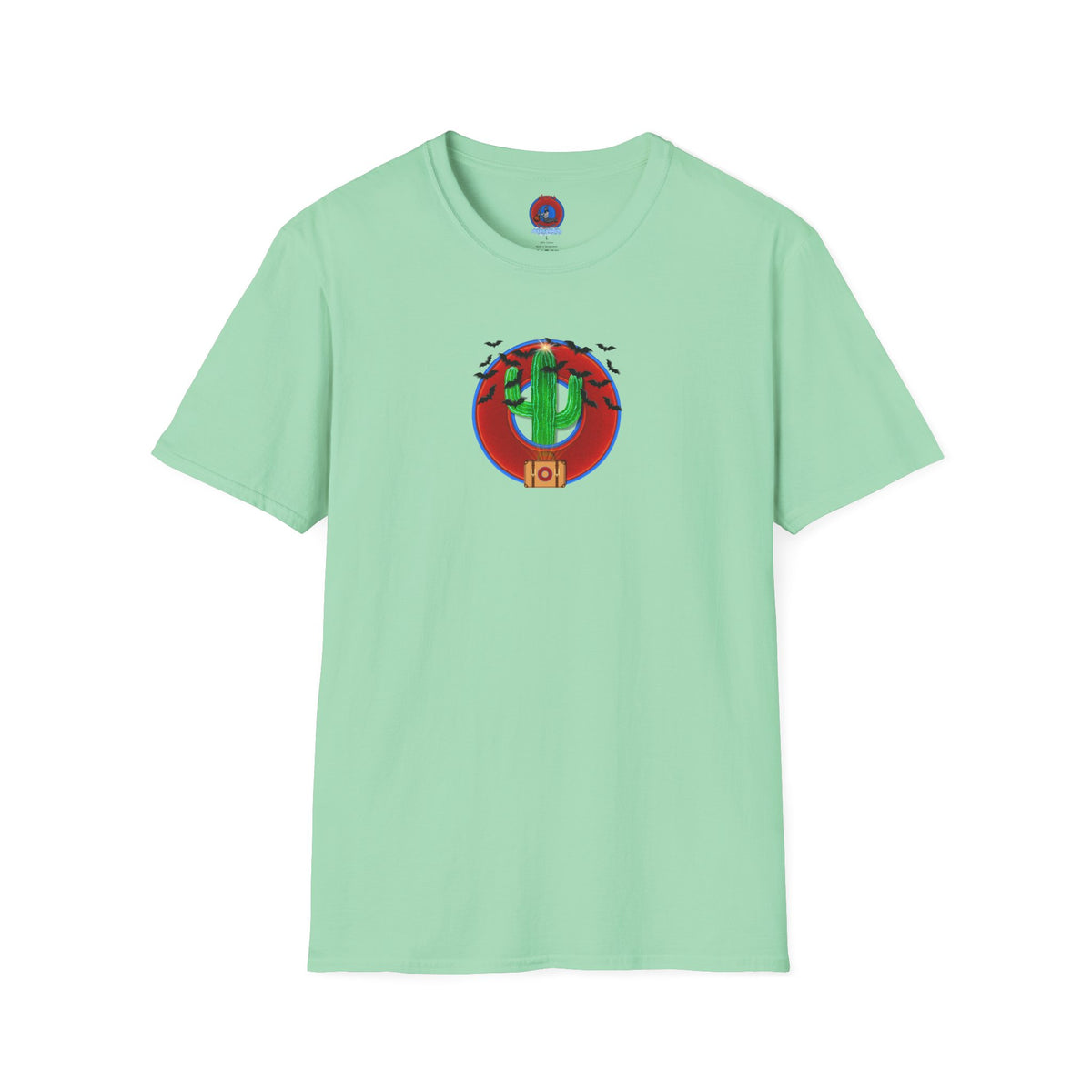 Classic Donut Tee - Unisex Soft-Style - "Raoul Duke's Sinfully Delicious Donut" - vivid red donut