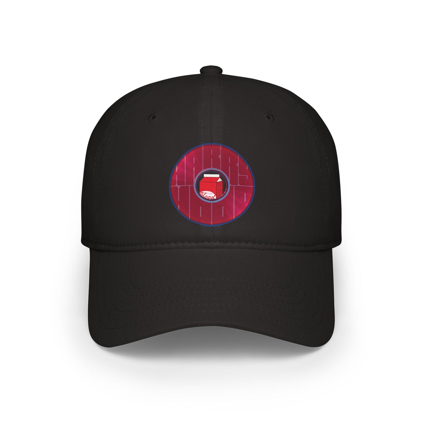 Donut Baseball Cap - "Harry Unofficial Donut Cap" - variant 2 - magenta/purple donut w/words