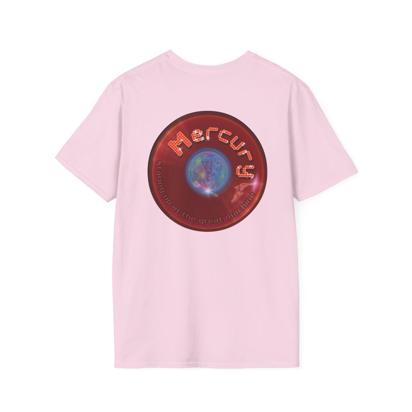 Classic Donut Tee - Unisex Soft-Style - "Donuts of the Gods" - series 1.0 - variant 2 - red donut