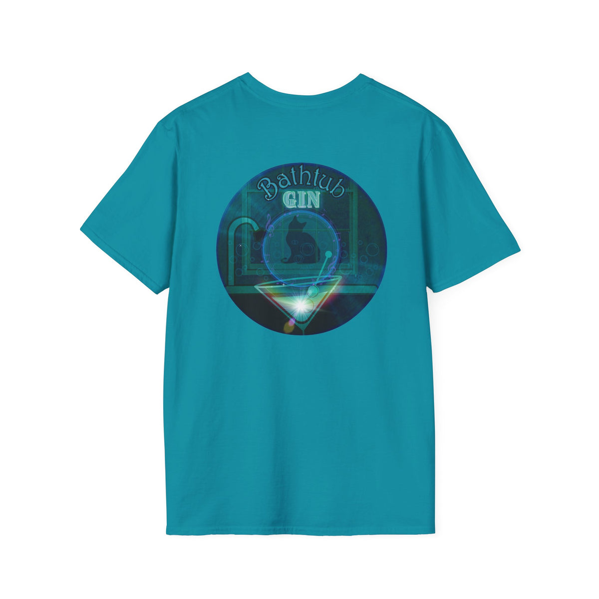Classic Donut Tee - Unisex Soft-Style - "Wendy's Preferred Donut" - series 1.0  - black/green/blue donut