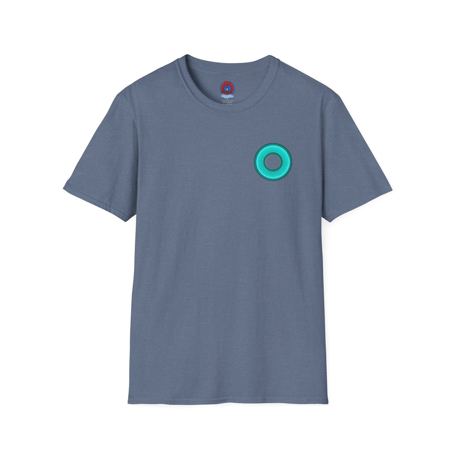 Classic Donut Tee - Unisex Soft-Style - "Momma just got out of Sing Sing" - dark teal donut