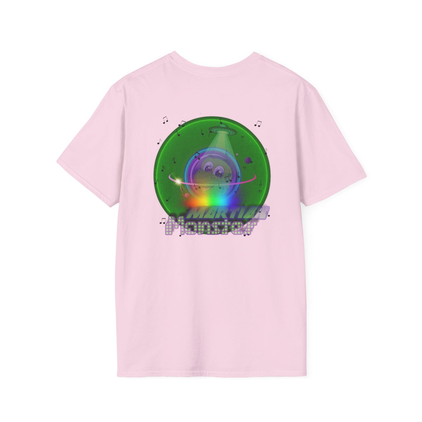 Classic Donut Tee - Unisex Soft-Style - "My Phavorite Martian" - green donut - series 1.0