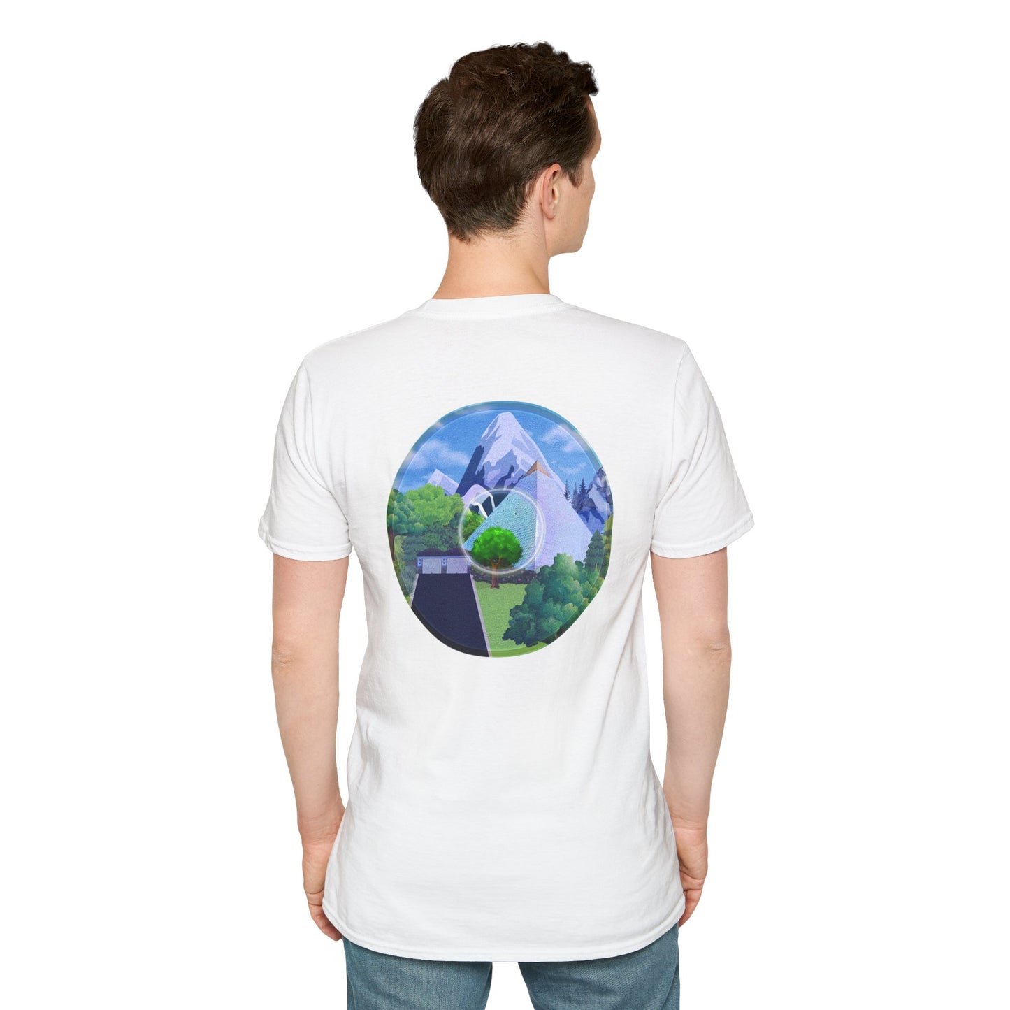 Classic Donut Tee - Unisex Soft-Style - "Mansions of South Park" - series 1.0 - variant 1 - picture donut