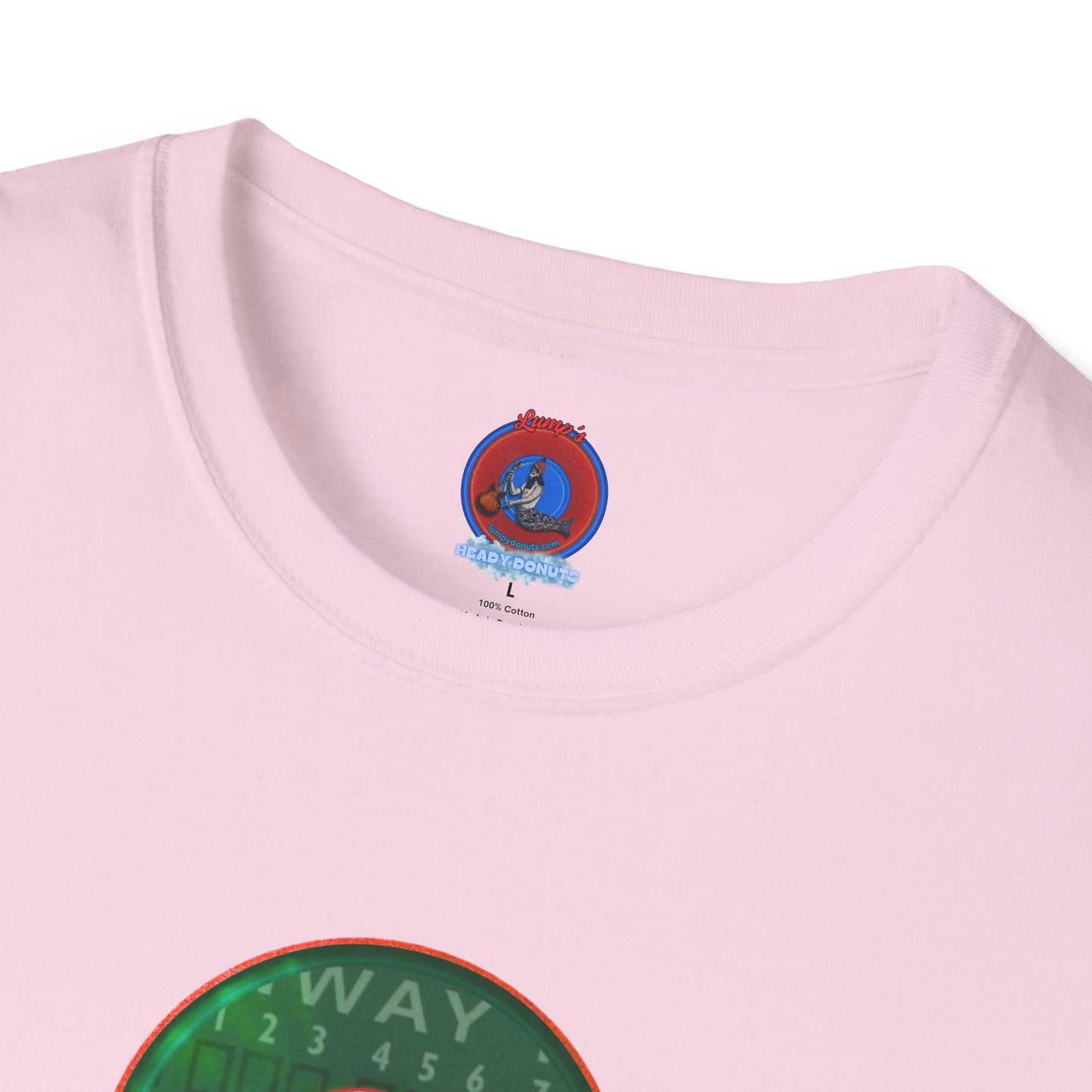 Classic Donut Tee - Unisex Soft-Style - "Phenway Ballpark Donuts" - vivid monsta donut - variant 2