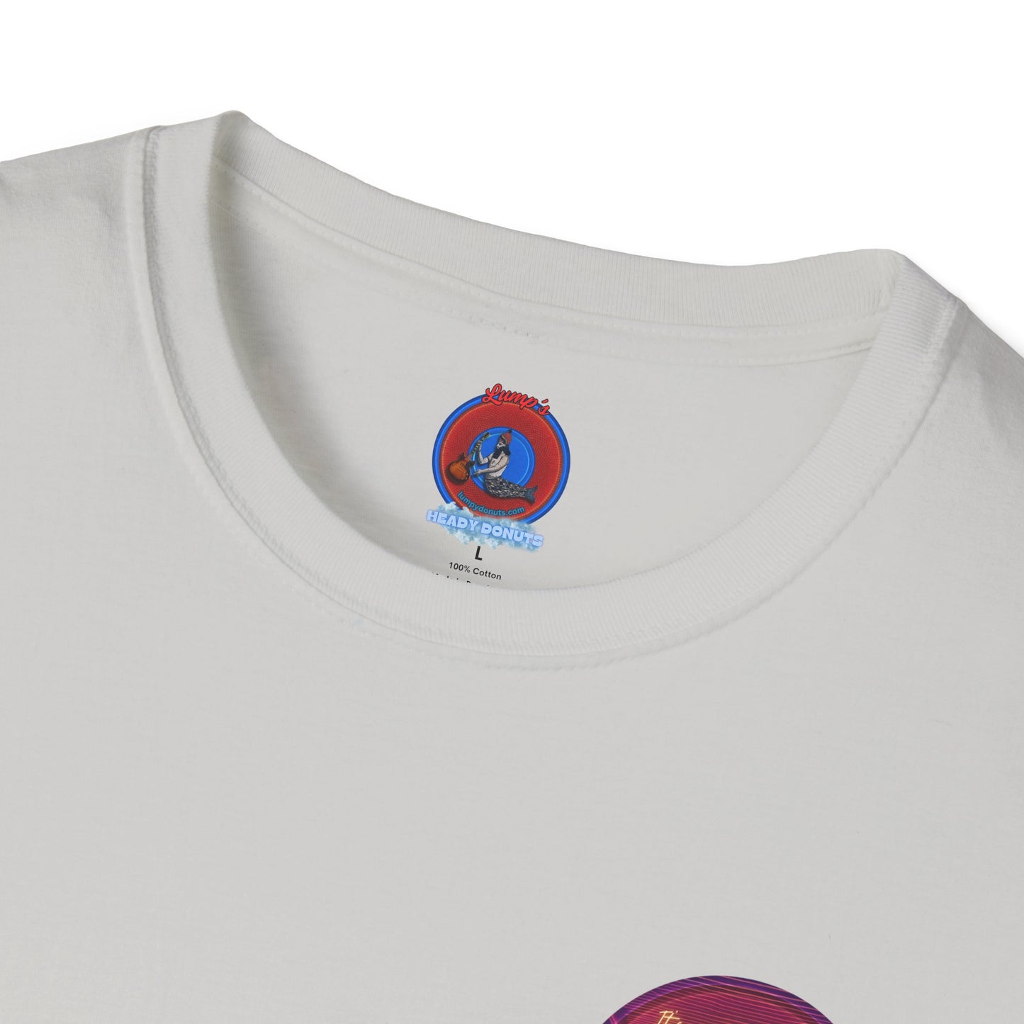 Classic Donut Tee - Unisex Soft-Style - "Limited Time Donut" - variant 2 - magenta donut