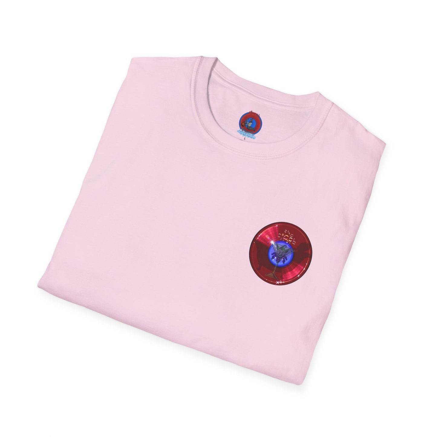 Classic Donut Tee - Unisex Soft-Style - "The Joker's Personal Tees - Joker's Exclusive Donut" - series 1.0 - variant 3 - red donut